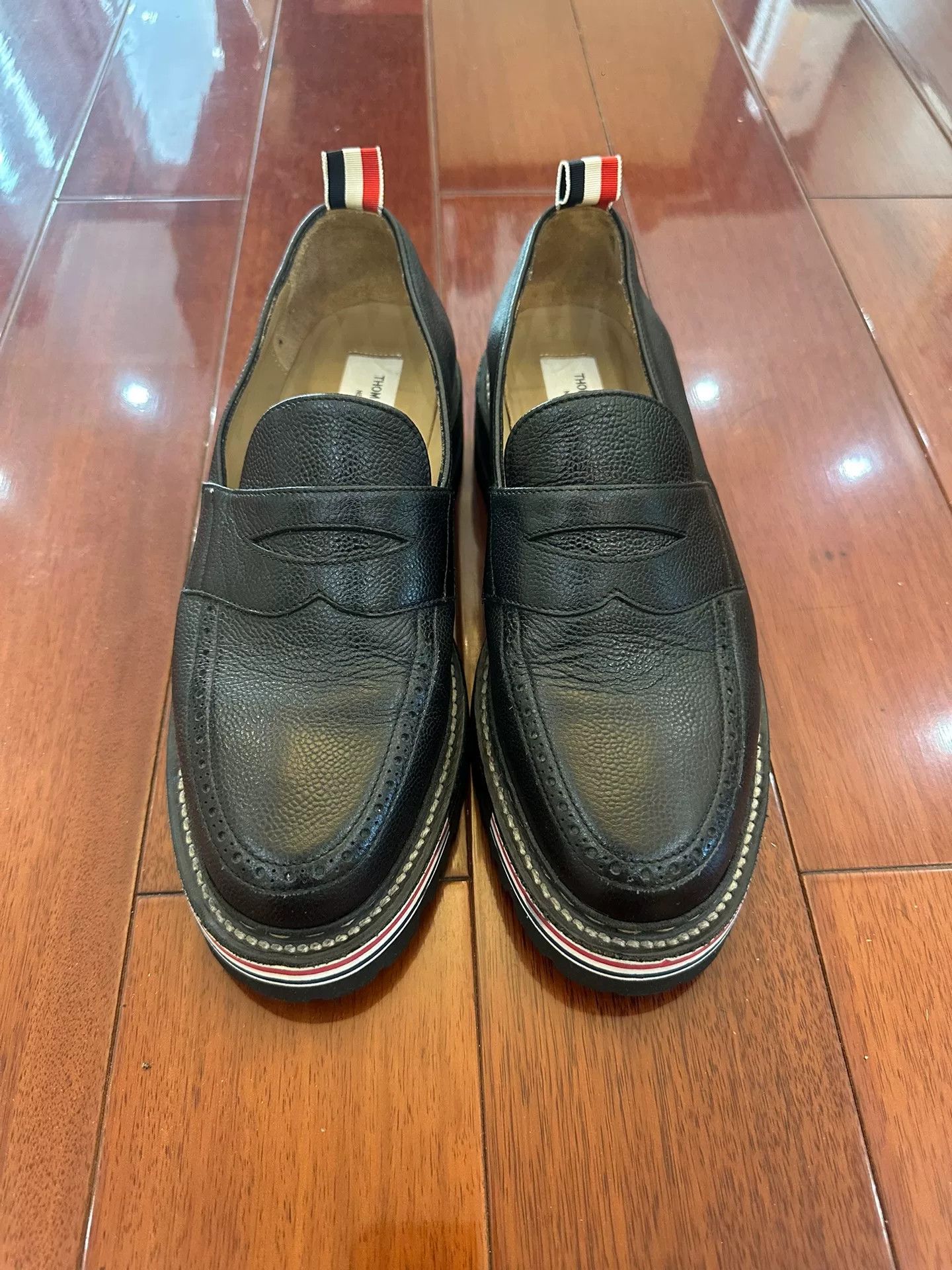 Thom Browne thom browne classic red blue loafers Size US 10 / EU 43 - 1 Thumbnail