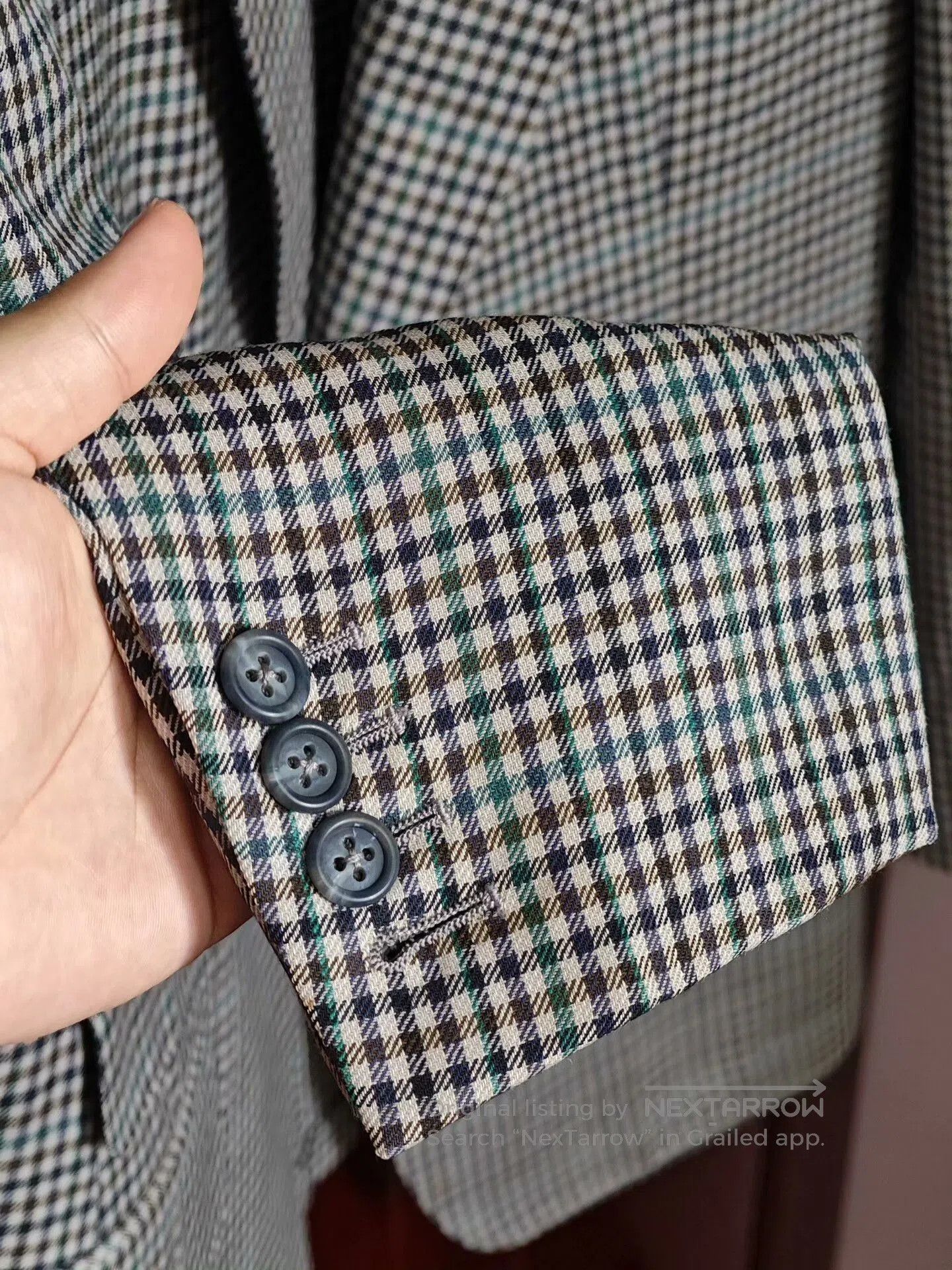 Ermenegildo Zegna Dunhill Italian Wool Plaid Blazer. Size US M / EU 48-50 / 2 - 4 Thumbnail