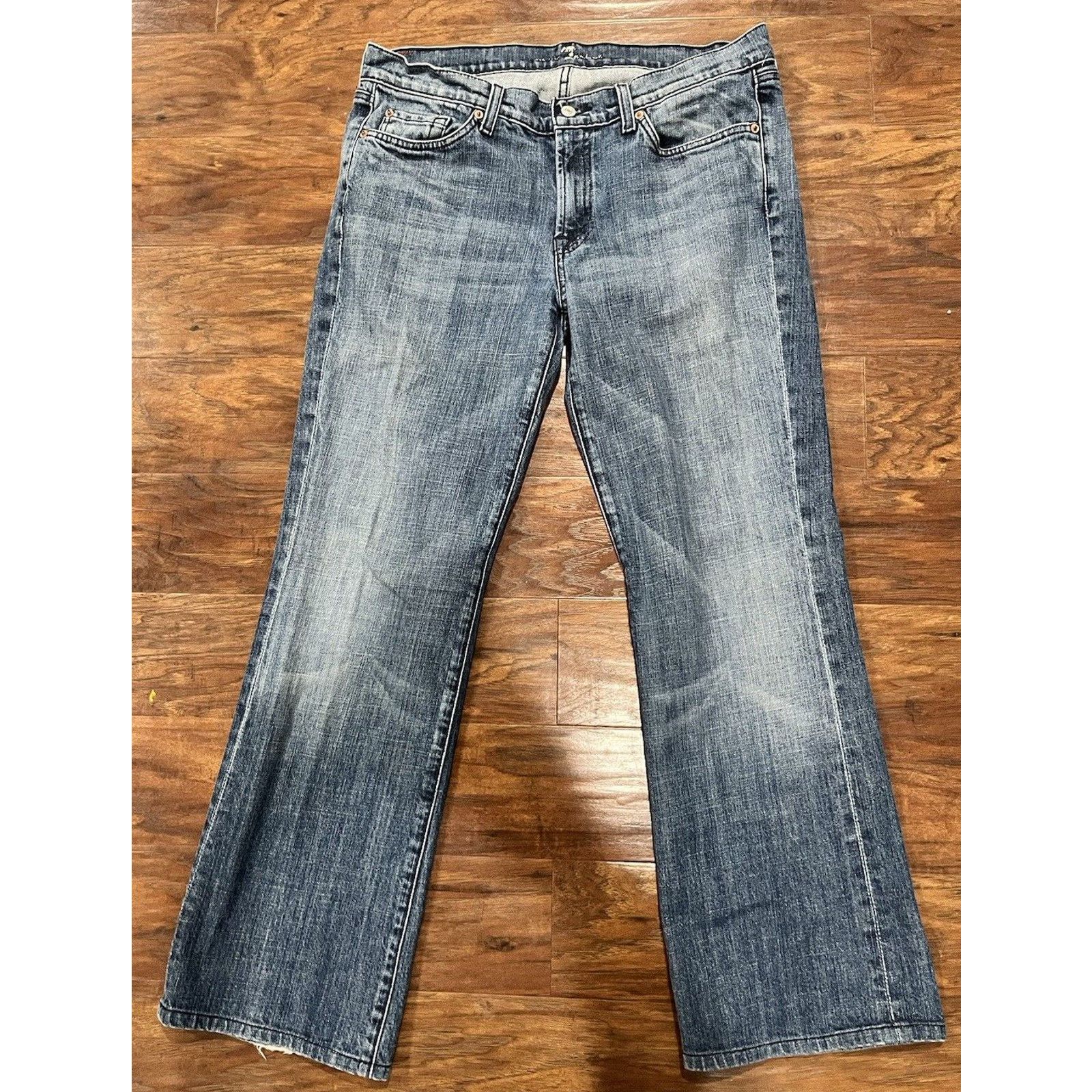 7 For All Mankind 7 For All Mankind Bootcut Jeans Size 33 BootcutU075055U-055U Size 33" - 1 Thumbnail