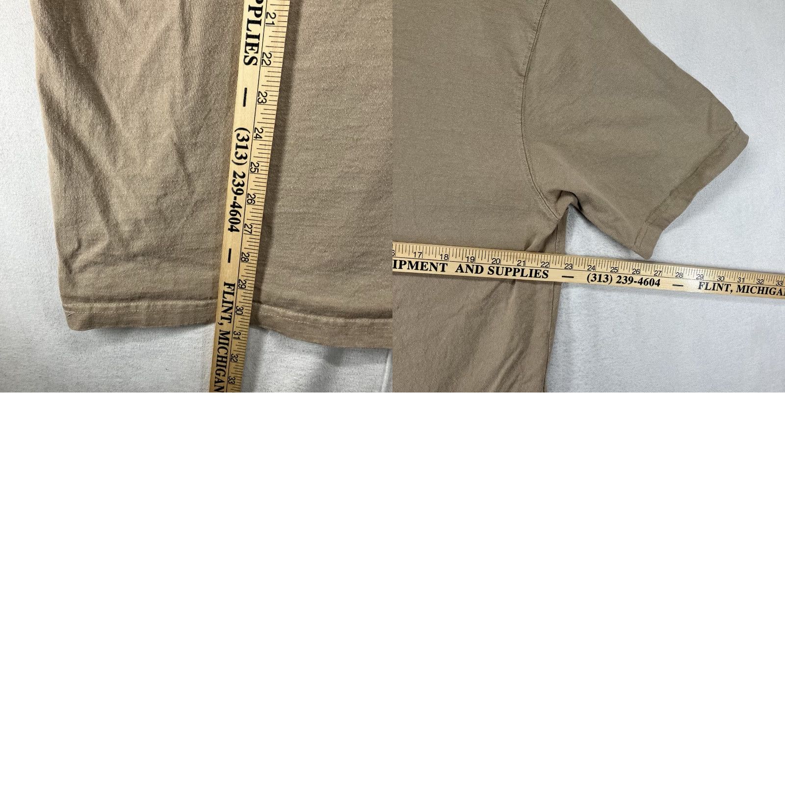 Carhartt Carhartt Shirt Mens Large Tall LT Tan Pocket Tee Cotton Work Wear Outdoors Size US L / EU 52-54 / 3 - 8 Thumbnail