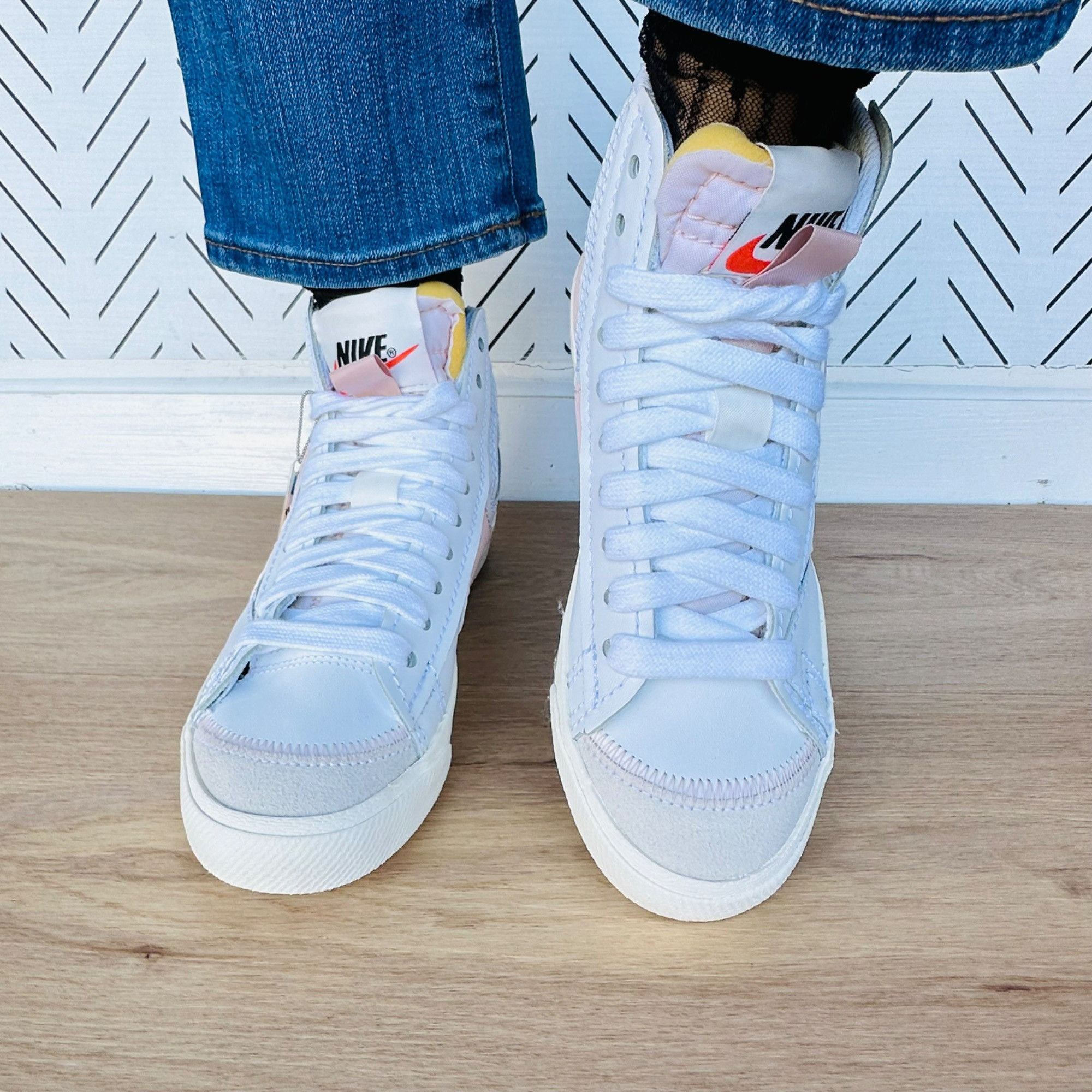 ⭐Nike Blazer MID 77 Jumbo Size US Women's Sneakers White
