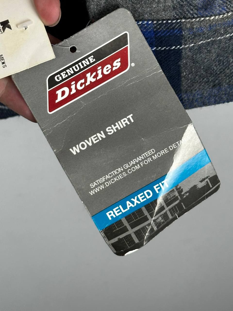 Flannel Vintage DICKIES Blue Woven Flannel Shirt Size M Size US M / EU 48-50 / 2 - 7 Thumbnail