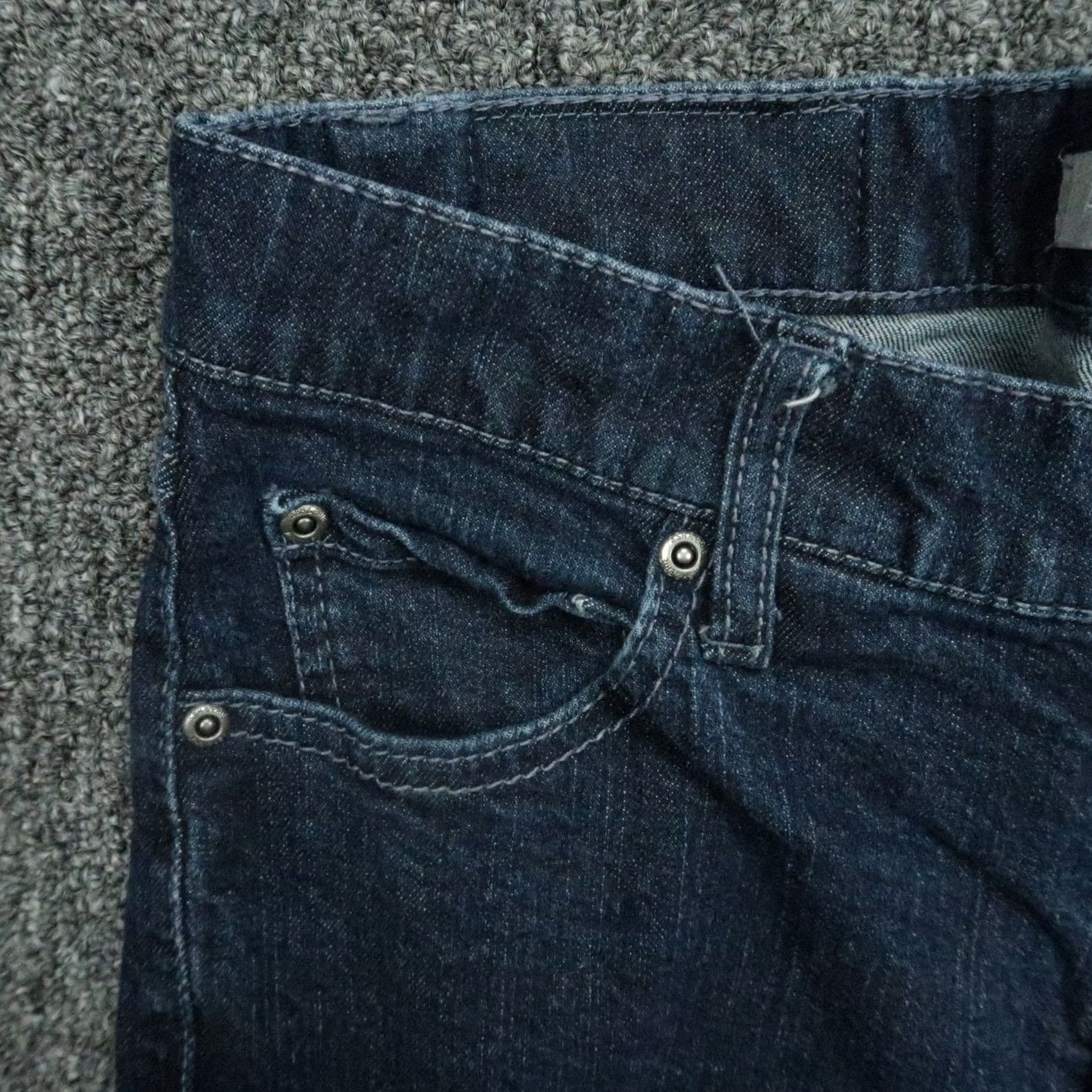 ASH Ash & Erie Jeans Mens 30x26 Dark Wash Denim 5 Pocket Straight Leg Stretch Regular Fit Cotton Denim Jeans Mens Size US 30 / EU 46 - 3 Thumbnail