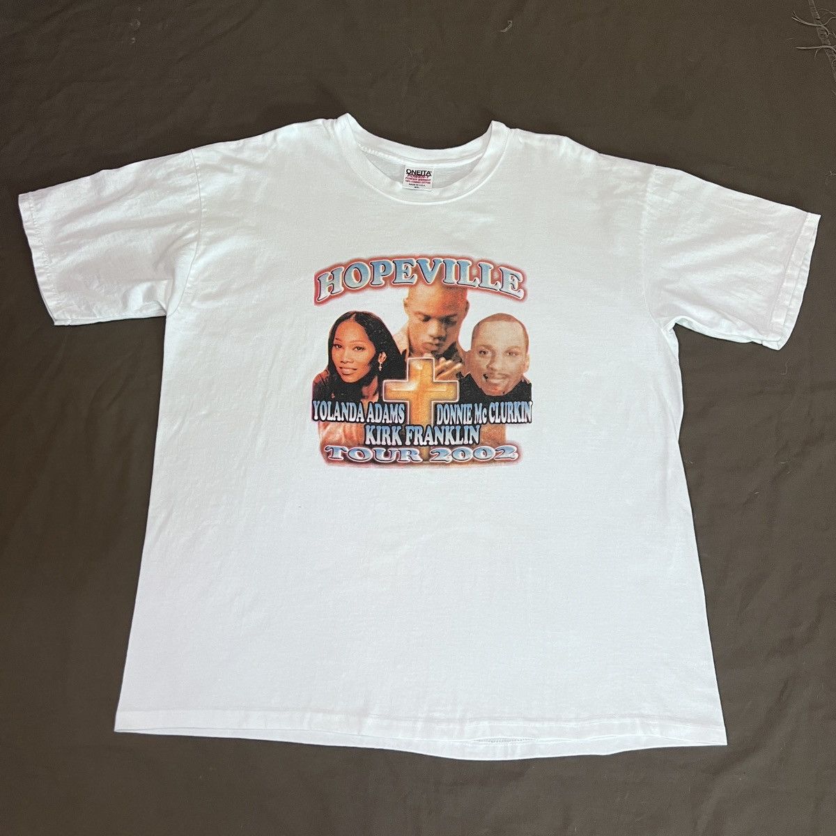 Rap Tees Vintage Y2K Hopeville Kirk Franklin God Jesus Bible Holy Tee Size US XL / EU 56 / 4 - 2 Thumbnail