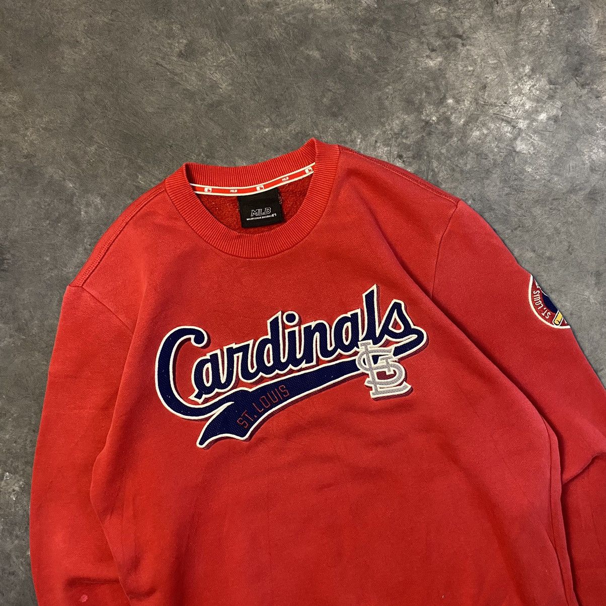 MLB × Vintage Vintage St. Louis Cardinals World Series 2006 Red Sweatshirt Size US XL / EU 56 / 4 - 2 Thumbnail