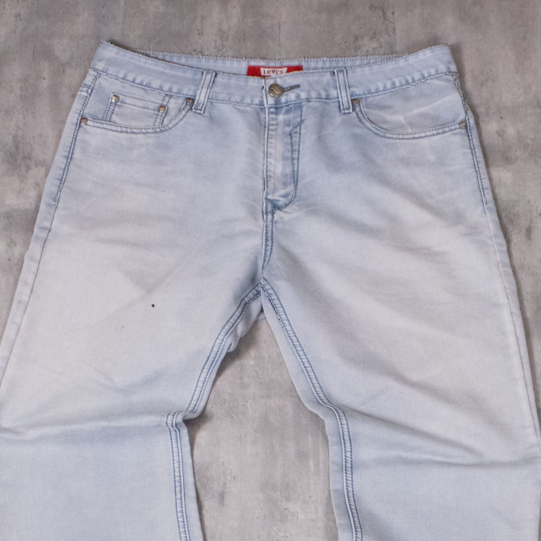 Levi's Vintage Clothing × Vintage Y2K 2000's Levis 514 Lightwash Baggy Fit Wide Denim Pant's Size US 37 - 5 Thumbnail