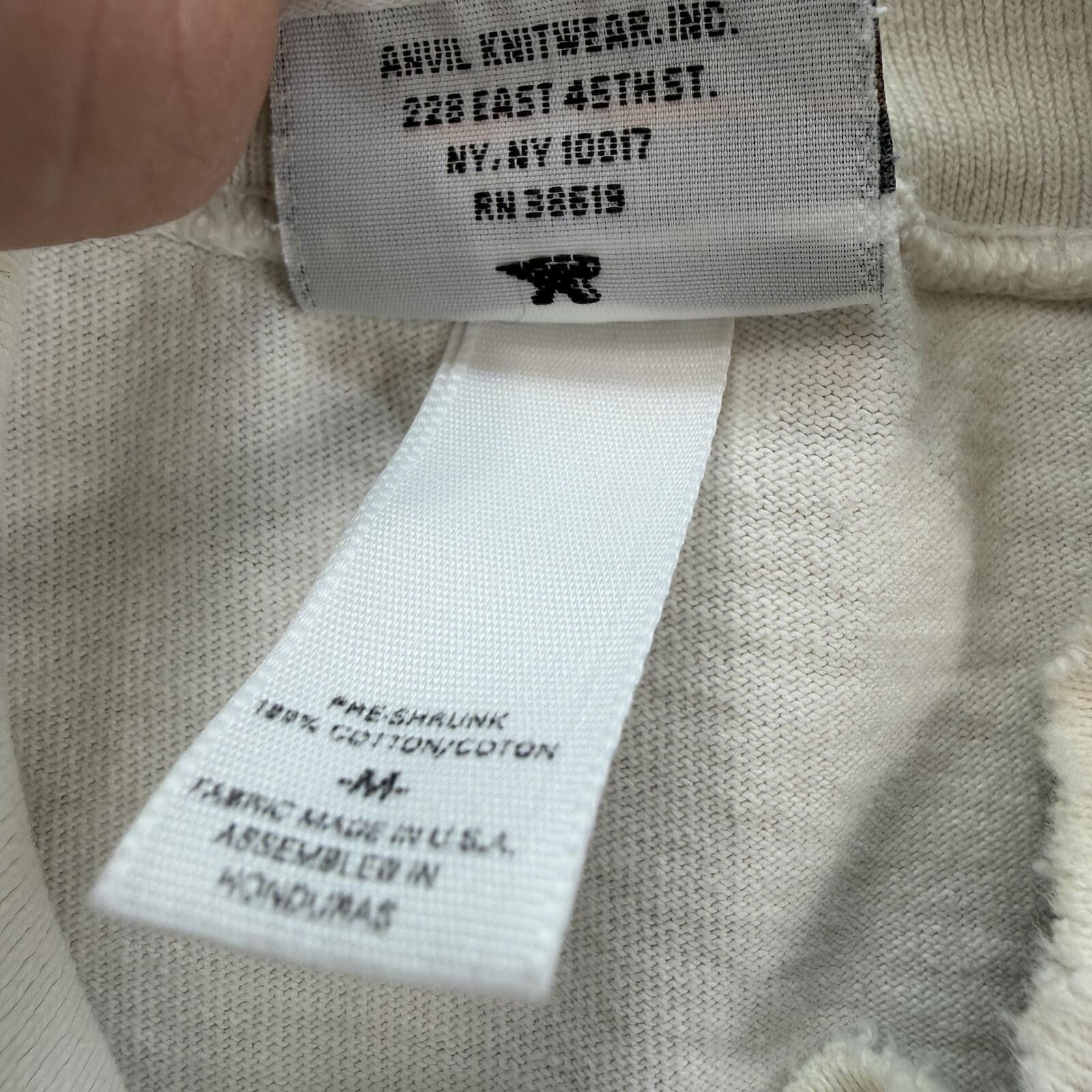Anvil Vintage IBM Computers Mock Neck Long Sleeve Shirt White M Size US M / EU 48-50 / 2 - 6 Thumbnail