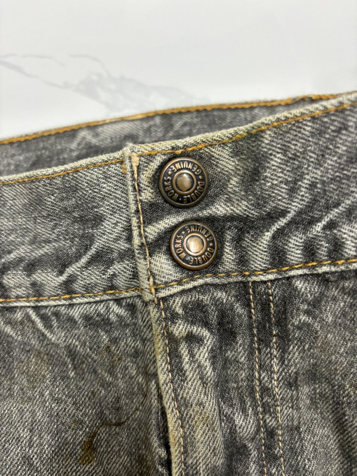 Sugar Cane 💥Vintage Double Works Warehouse Rusty Jeans Union Made Size US 32 / EU 48 - 10 Thumbnail