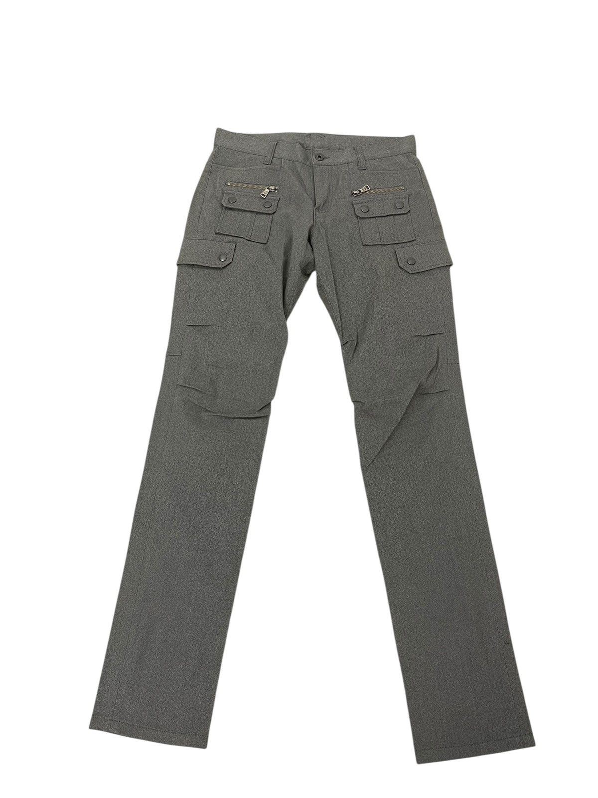 Japanese Brand Skinny Cargo Comme Ca Ism Stretch Pant 1🟦9 Size US 31 - 2 Thumbnail