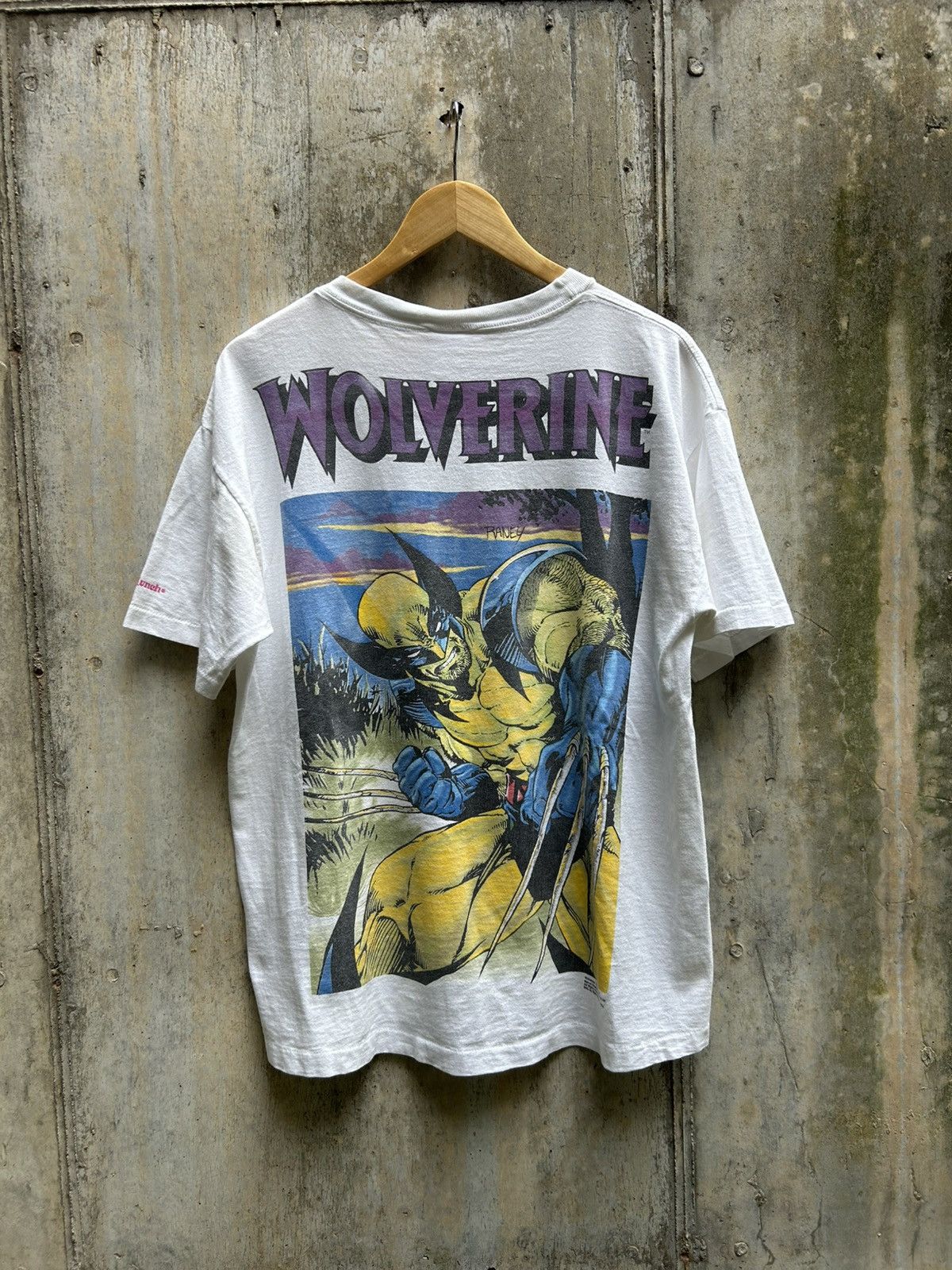Crazy Vintage 90s Marvel Comics Wolverine T-Shirt