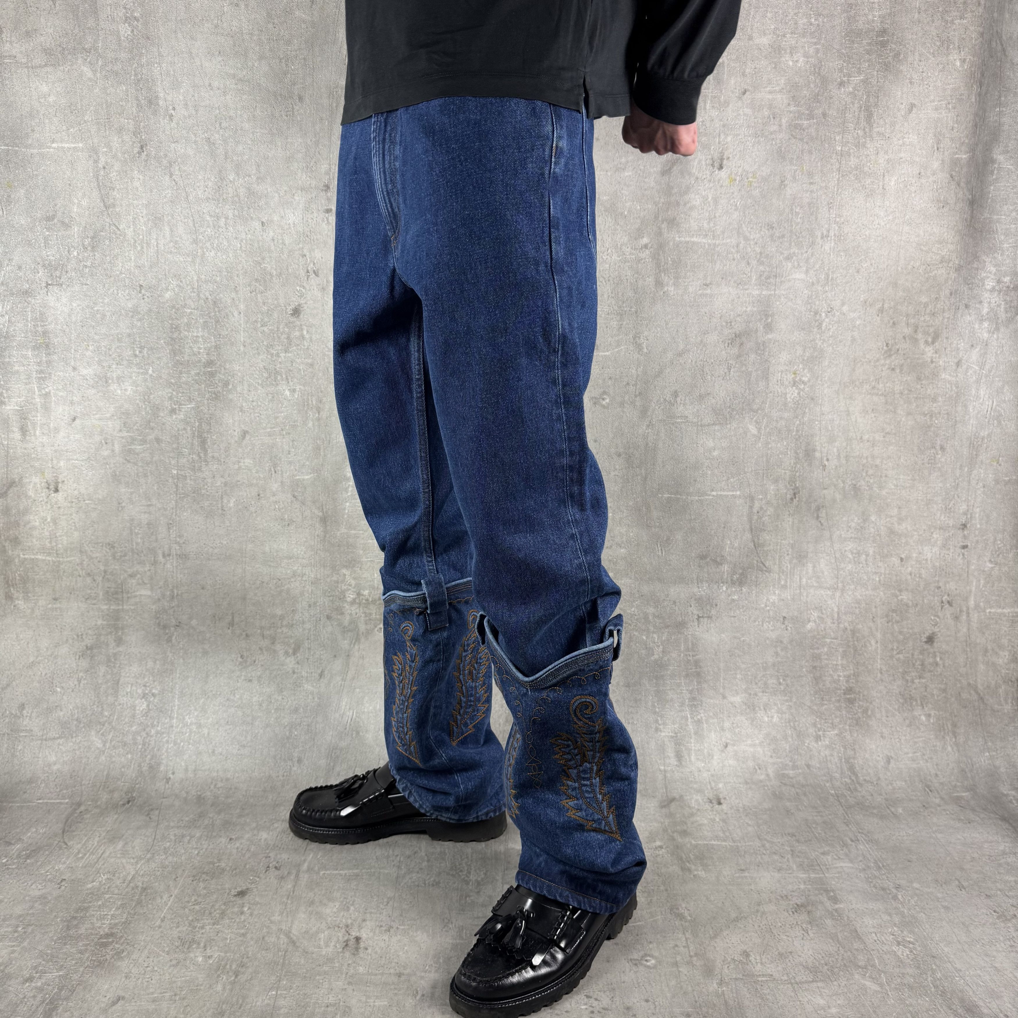 Y/Project Y/PROJECT Convertible Cowboy Cuff Jeans Size US 29 - 2 Thumbnail