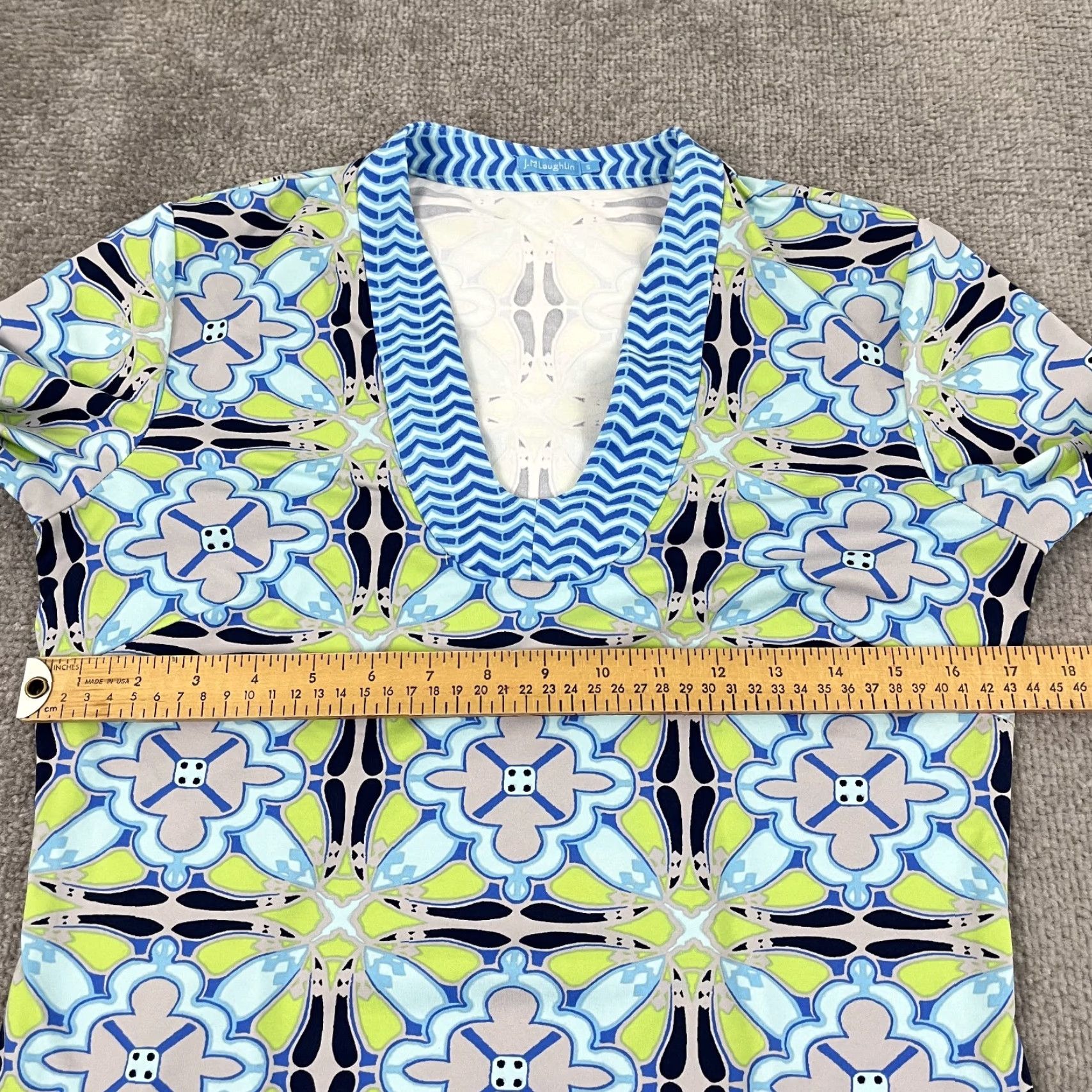 J.McLaughlin J. McLaughlin Sheath Dress Womens Small MultiColor Abstract Catalina Cloth Mini Size S / US 4 / IT 40 - 5 Thumbnail