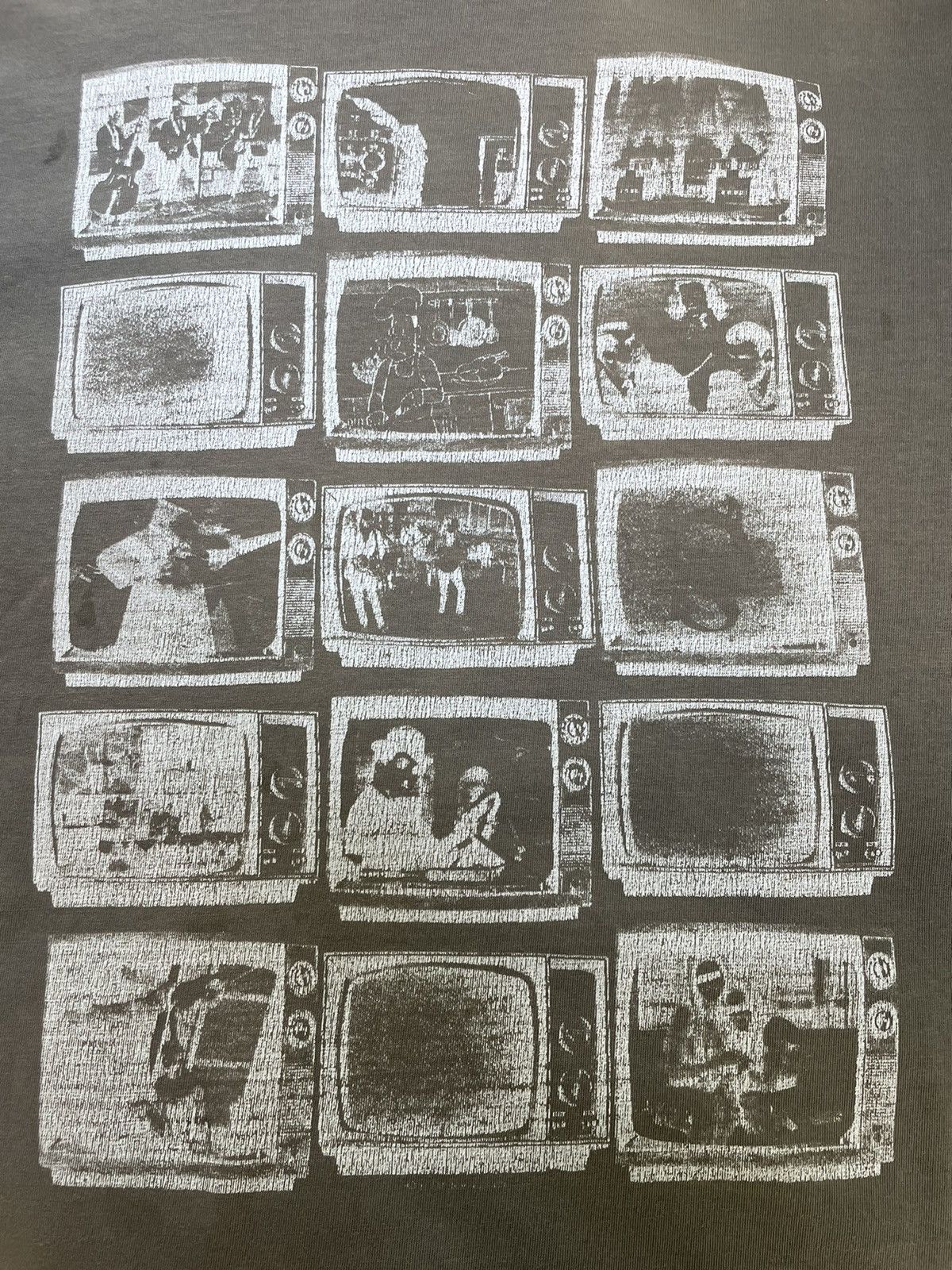Japanese Brand Vintage Flash Imp 00’sTV Scary Faded T-Shirt Distressed RARE Size US L / EU 52-54 / 3 - 4 Thumbnail