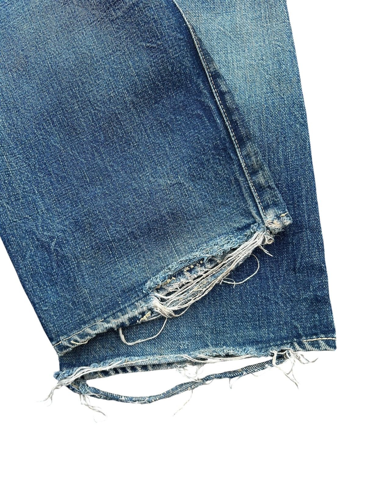 FOB Factory × Japanese Brand × Kapital Vintage Fob Factory Selvedge Distressed Japanese Denim Jeans Size US 30 / EU 46 - 14 Thumbnail
