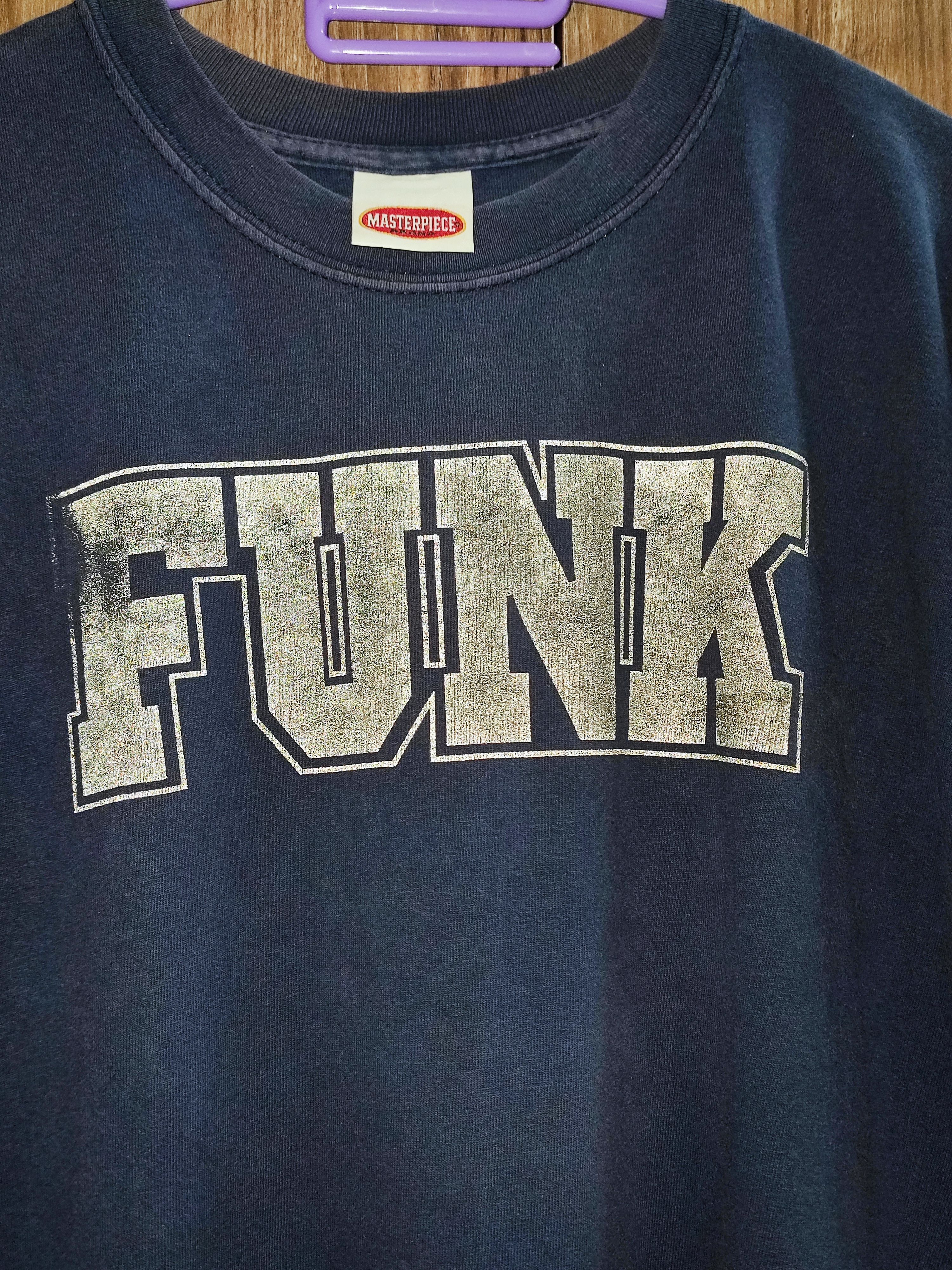 Japanese Brand × MasterPiece Vintage 90's Japanese Brand Masterpiece Funk Spellout Size US L / EU 52-54 / 3 - 4 Thumbnail