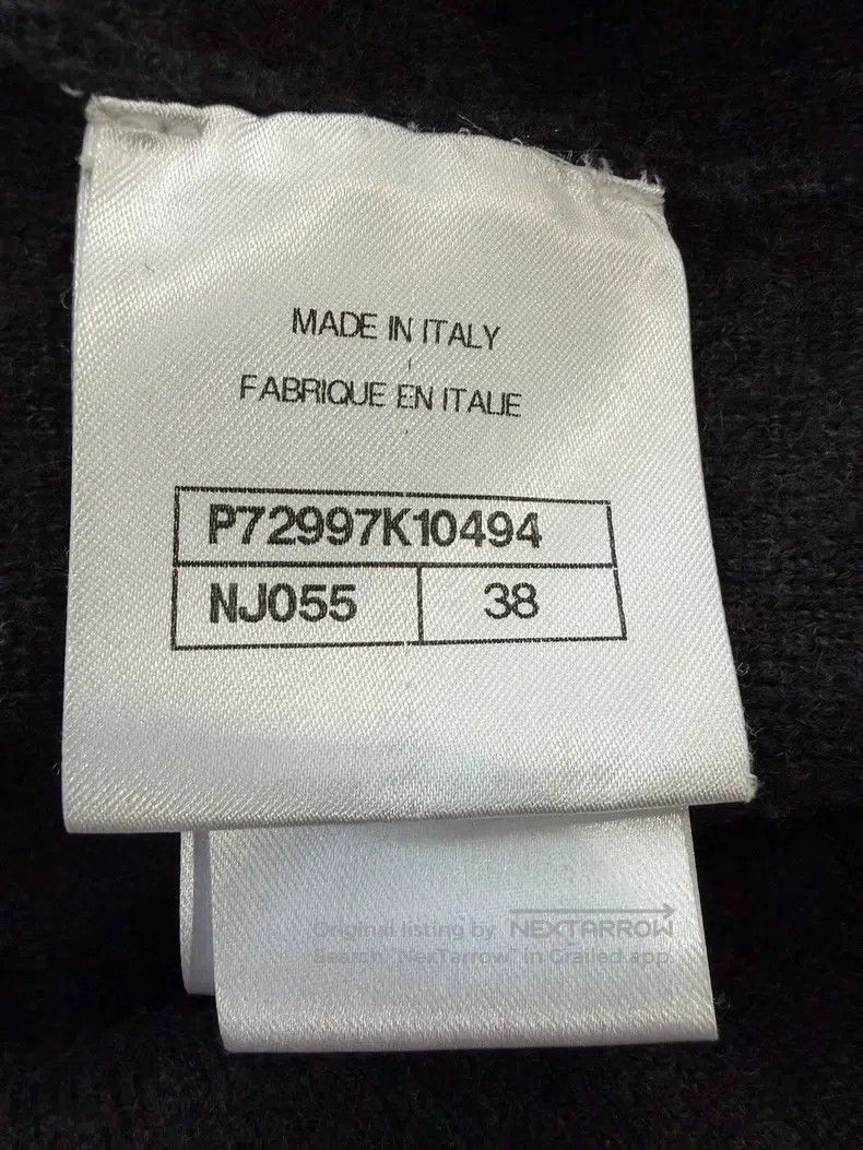 Chanel Chanel Black and gray full logo silver silk cardigan coat Size XS / US 0-2 / IT 36-38 - 5 Thumbnail
