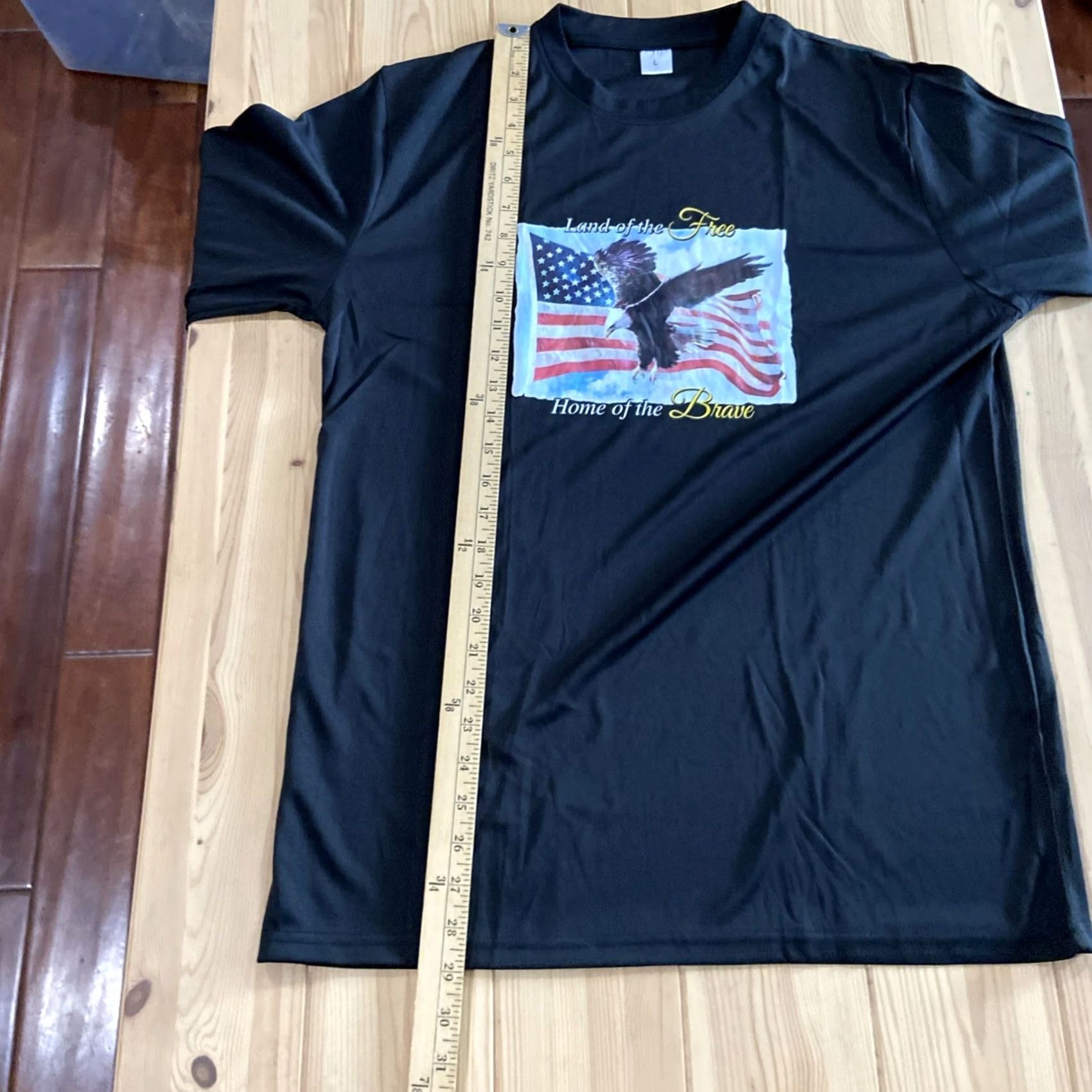 Vintage VINTAGE American Land of the Free Home of the Brave Long-Sleeve Shirt Size US L / EU 52-54 / 3 - 5 Thumbnail