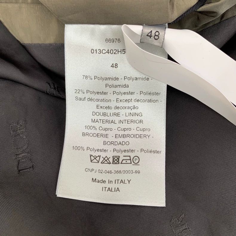 Dior Dior Dark green logo embroidered hooded zipper long-sleeve Size US M / EU 48-50 / 2 - 6 Thumbnail