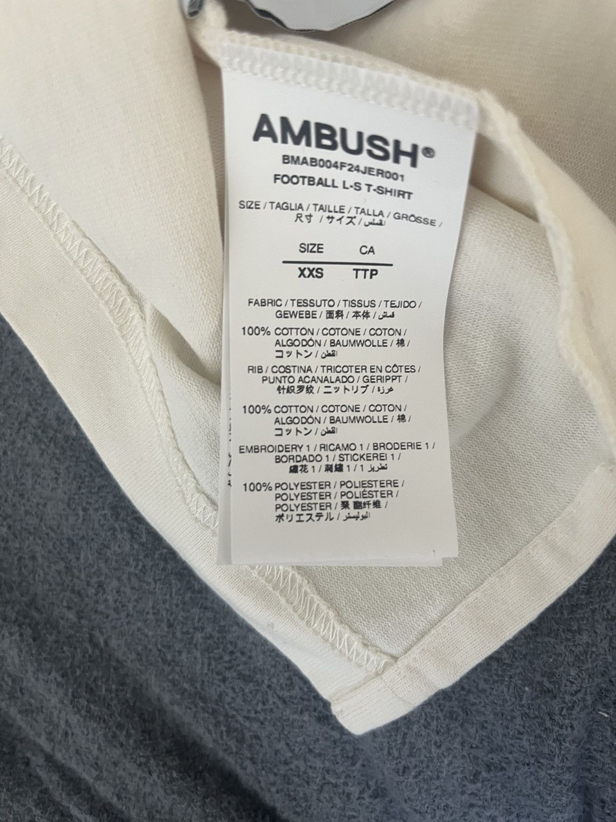 Ambush Design Ambush Cotton Football t-shirt Size US M / EU 48-50 / 2 - 7 Thumbnail