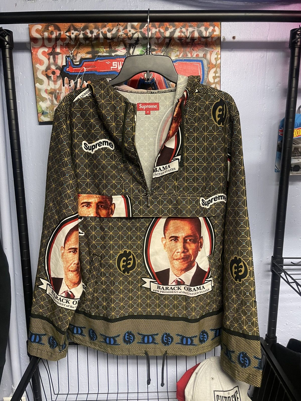 Supreme Supreme Obama Anorak Green Medium | Grailed