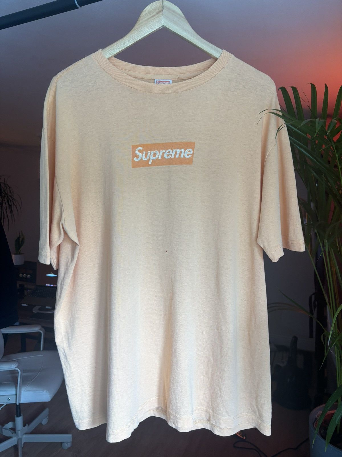 Supreme Supreme Box Logo T Shirt Orange 2004 XL Grailed