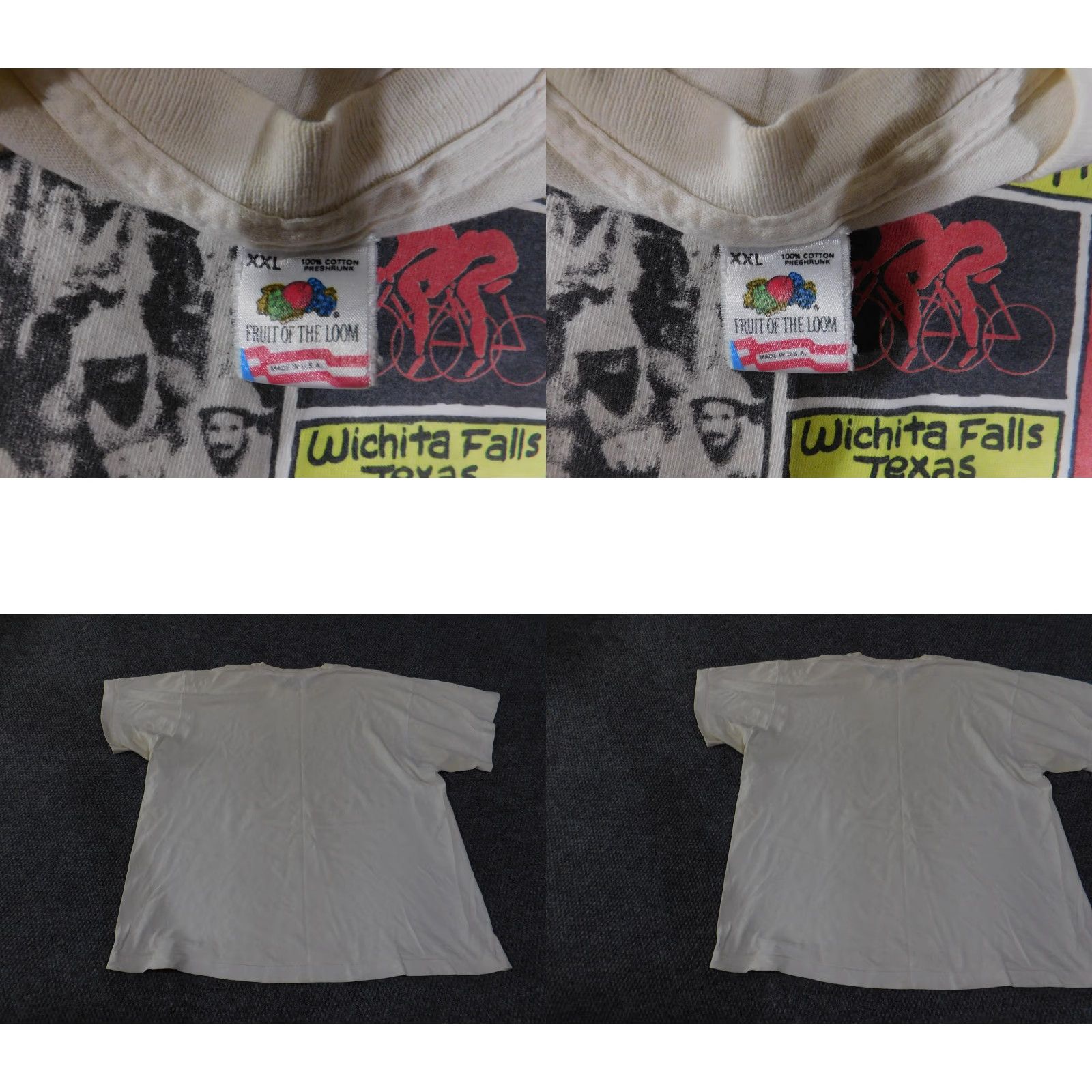 Fruit Of The Loom VINTAGE Hotter'N Hell Hundred Shirt Mens 2XL 1990 Coca-Cola Made USA Cycling 90s Shirt Size US XXL / EU 58 / 5 - 9 Thumbnail