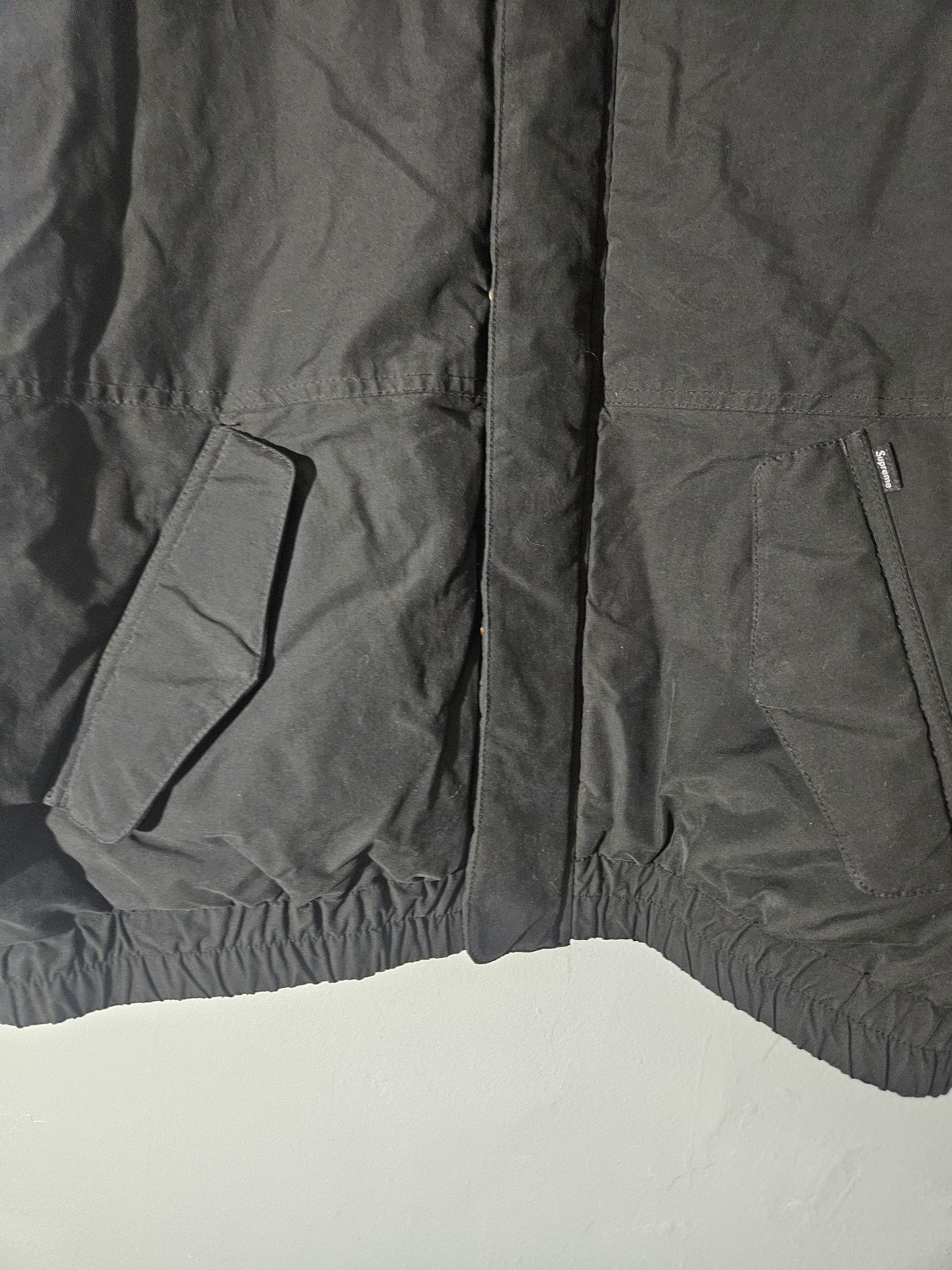 Supreme Supreme Oversized Needlepoint Quilted Black Hooded Jacket Size US S / EU 44-46 / 1 - 6 Thumbnail