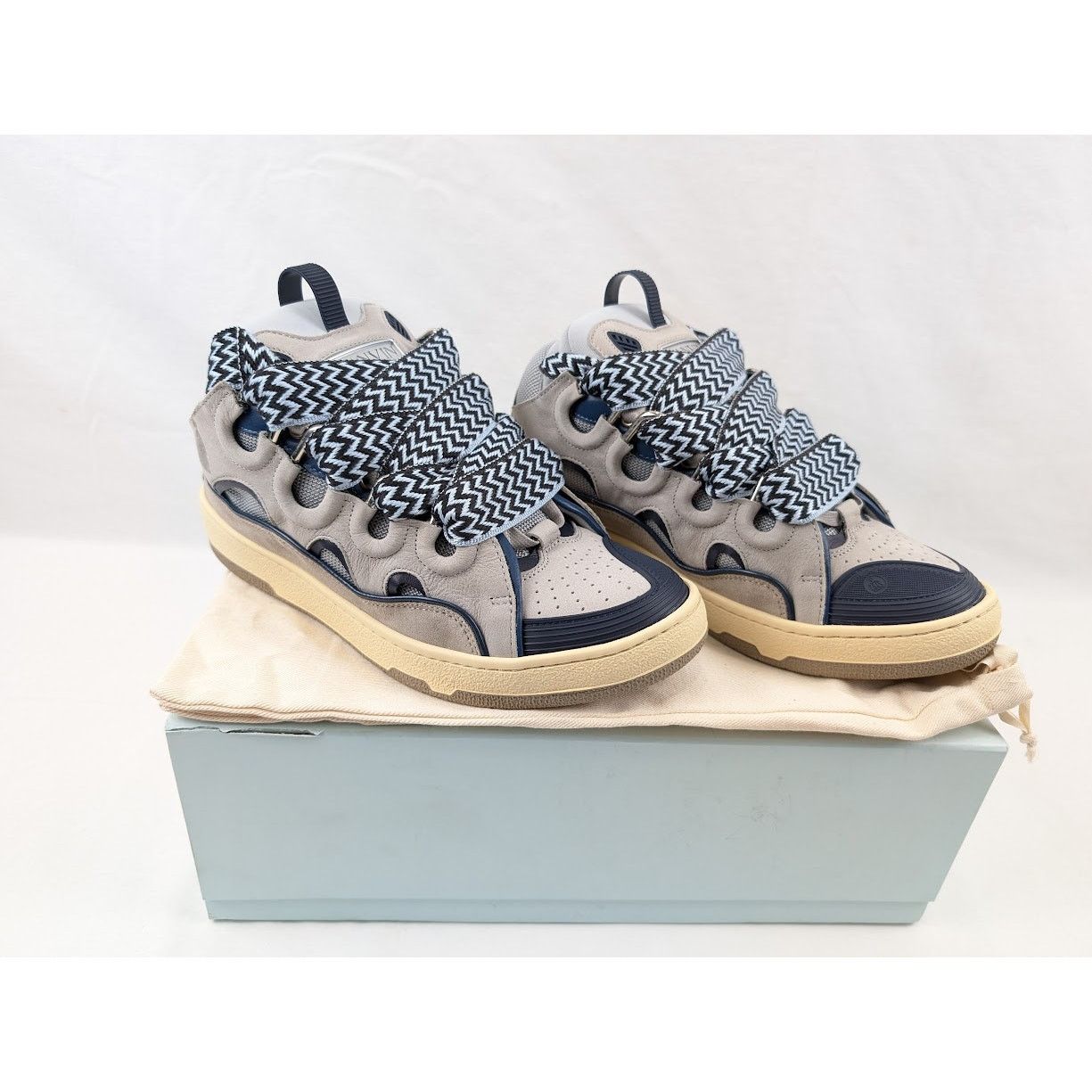 Lanvin o1rshd1 Curb Sneakers in Vanille Size US 9 / EU 42 - 21 Thumbnail