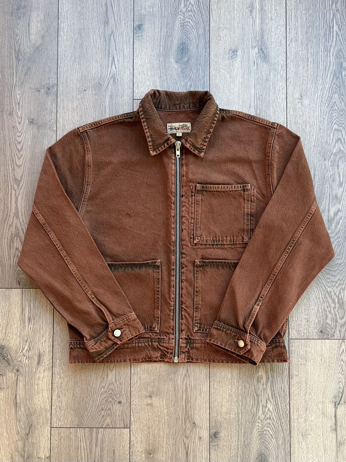 Stussy Denim Work Jacket | Grailed