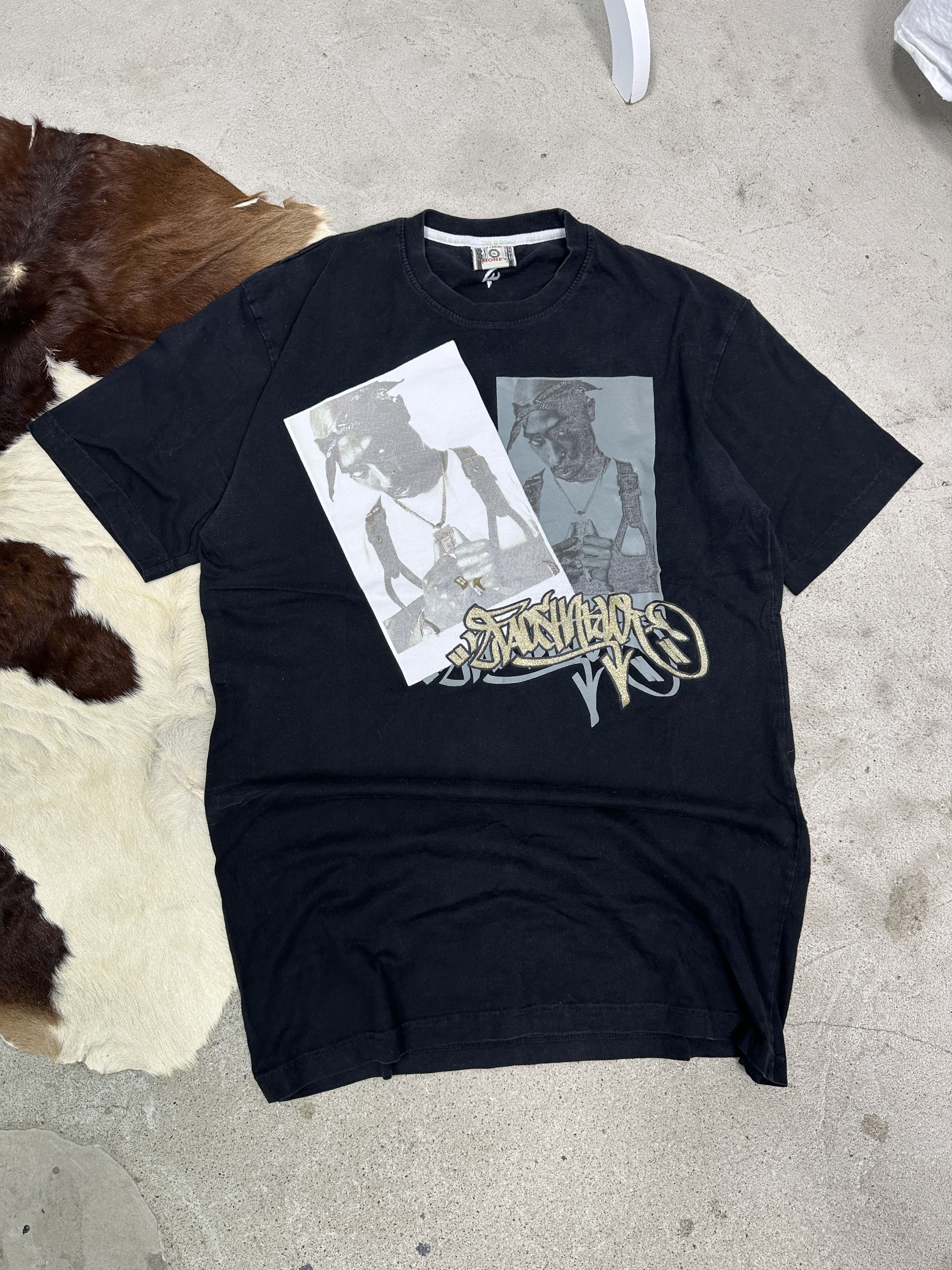 Vintage Vintage Tupac Rap Hip-Hop Y2K Oversize T-shirt Size US XL / EU 56 / 4 - 2 Thumbnail