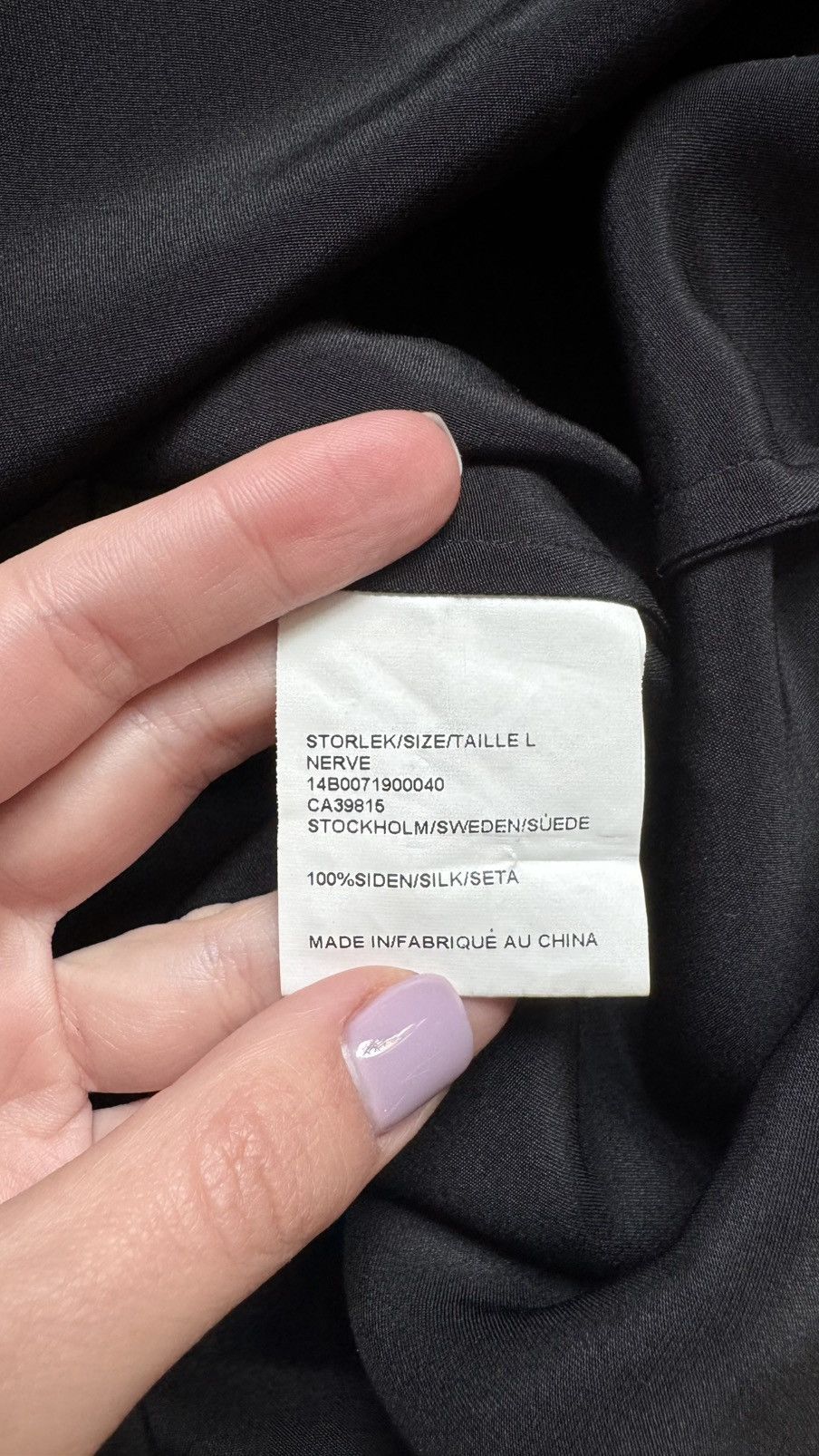Acne Studios ACNE Jeans black mini dress 100% silk open back size M-L Size M / US 6-8 / IT 42-44 - 19 Thumbnail