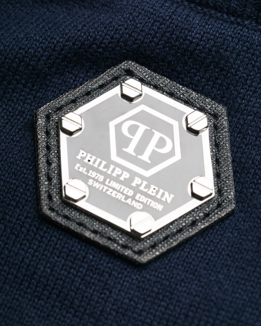 Philipp Plein PHILIPP PLEIN / HM325201 “HEADING” SHORT SLEEVE CARDIGAN Size US M / EU 48-50 / 2 - 4 Thumbnail