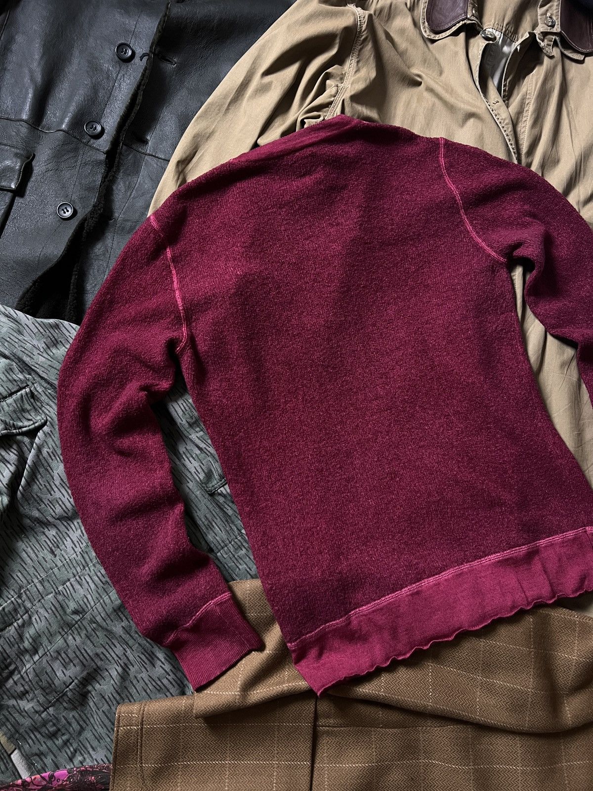 C.P. Company C.P. Company Wool Linen Sweater Burgundy L-XL Size US L / EU 52-54 / 3 - 6 Thumbnail