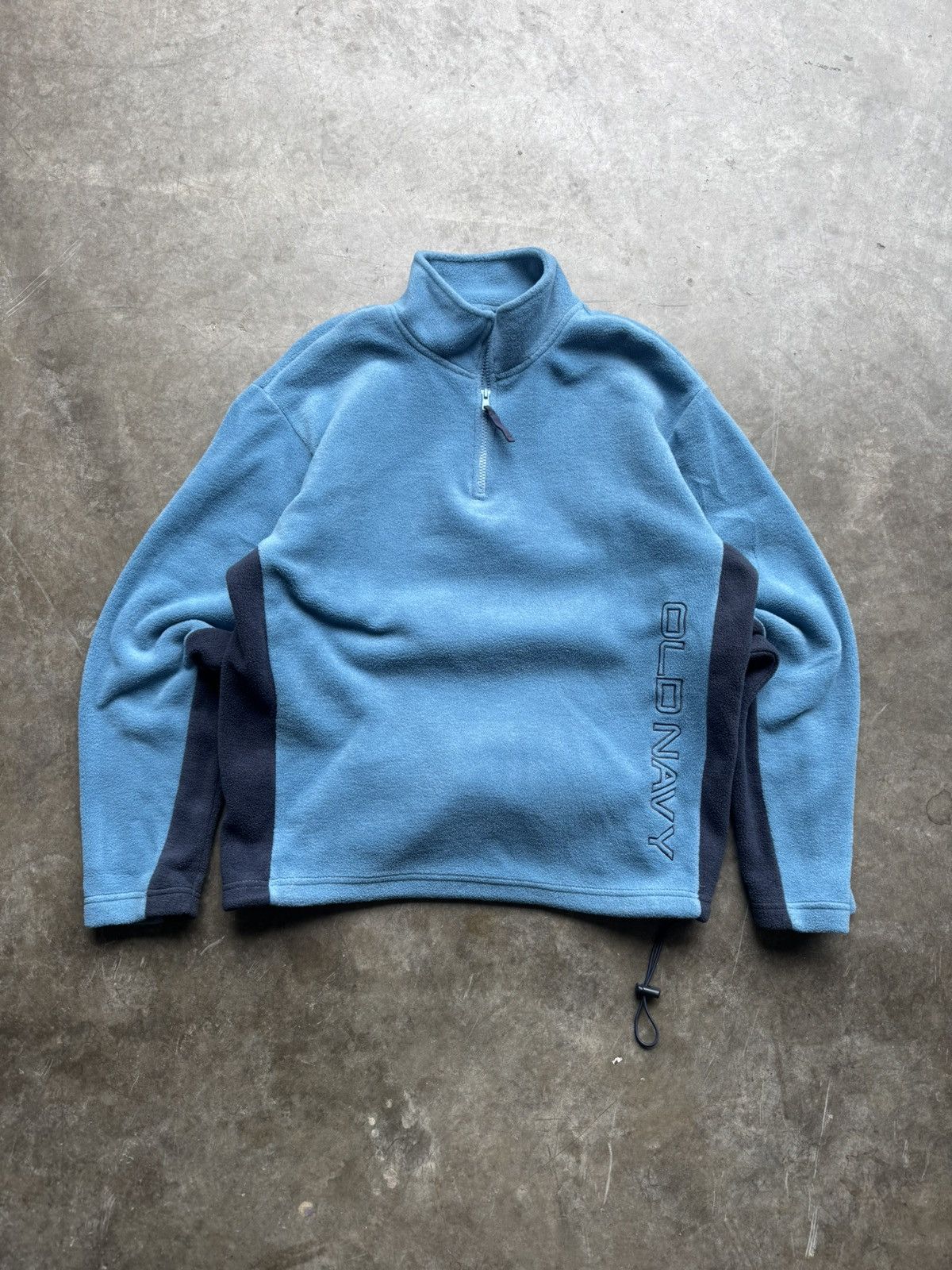 Old Navy Vintage 90’s/Y2K Old Navy 2 Tone Blue Fleece Jacket Size US M / EU 48-50 / 2 - 1 Thumbnail