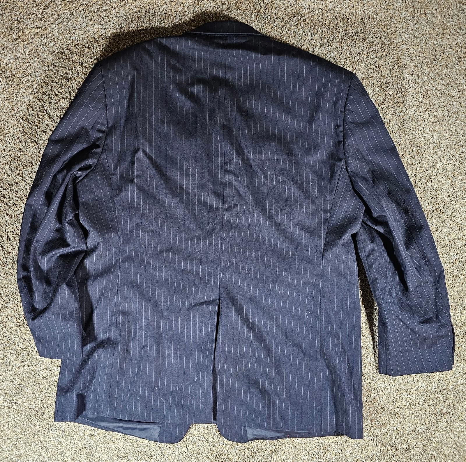 Chaps Chaps Men's Blazer Sz 48L Blue 100% Wool 48L 2 Button STAIN Size 48L - 6 Thumbnail