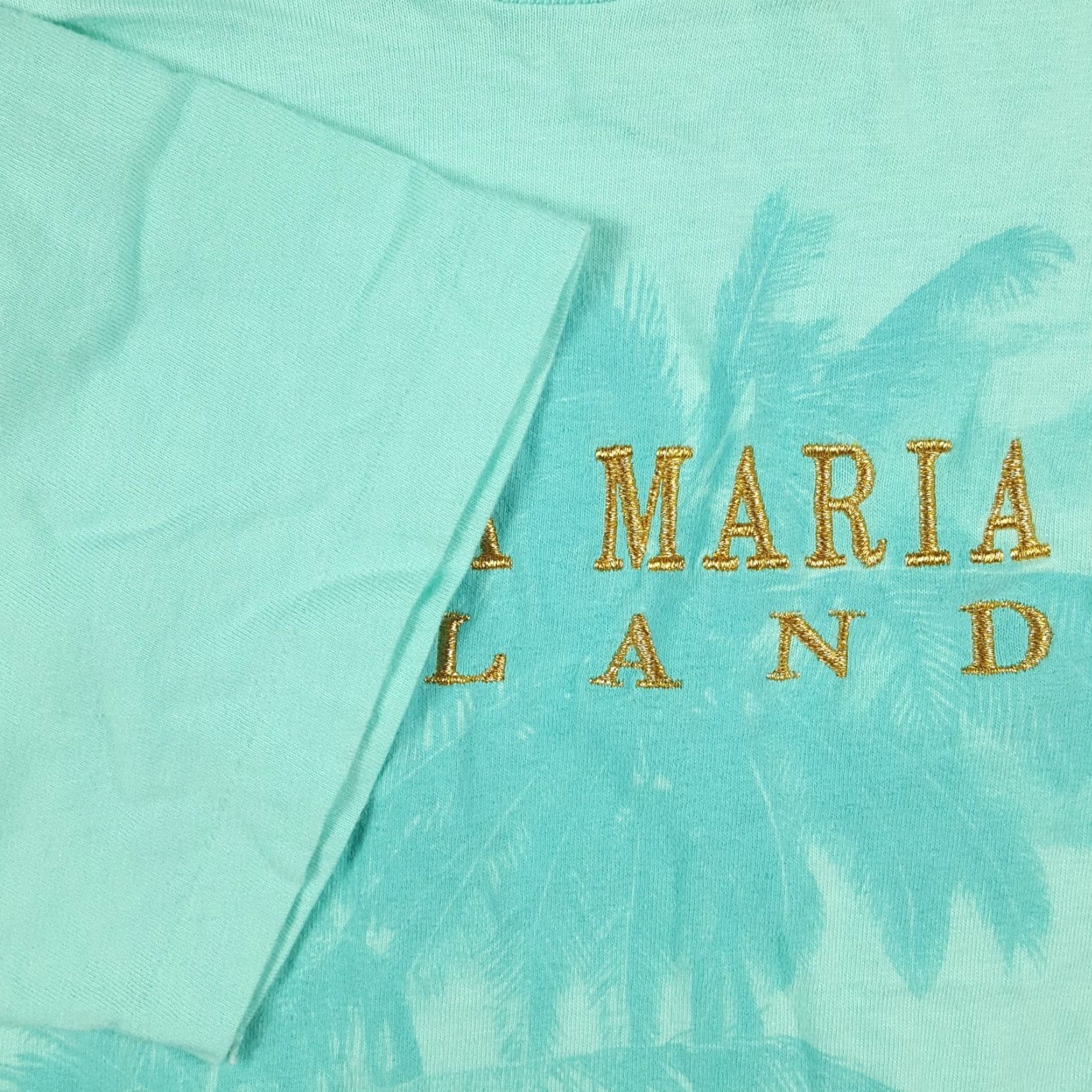 Hanes Vintage Hanes Men's T-Shirt S Blue Tropical Beach 90s 00s Y2K USA Made Crew Neck Short Sleeve Size US S / EU 44-46 / 1 - 4 Thumbnail