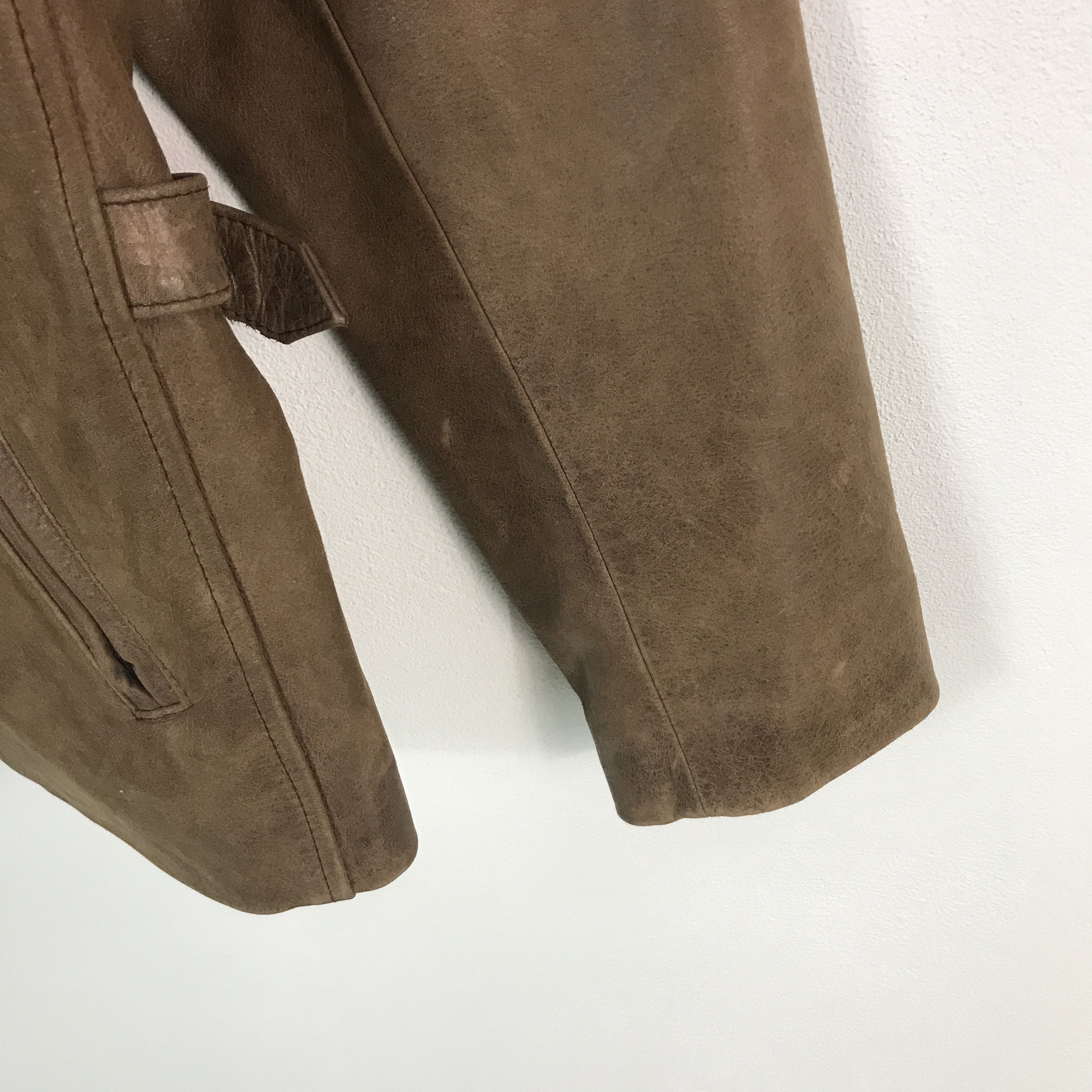 Japanese Brand × Vintage 2000s japanese brand design leather style jacket Size US S / EU 44-46 / 1 - 6 Thumbnail