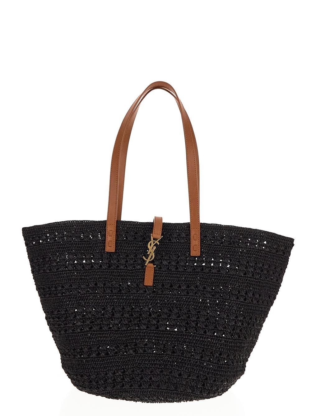 Saint Laurent Paris o1tr1nto0425 Size: OS / 688221 Panier Medium Bag Crochet Size ONE SIZE - 1 Thumbnail