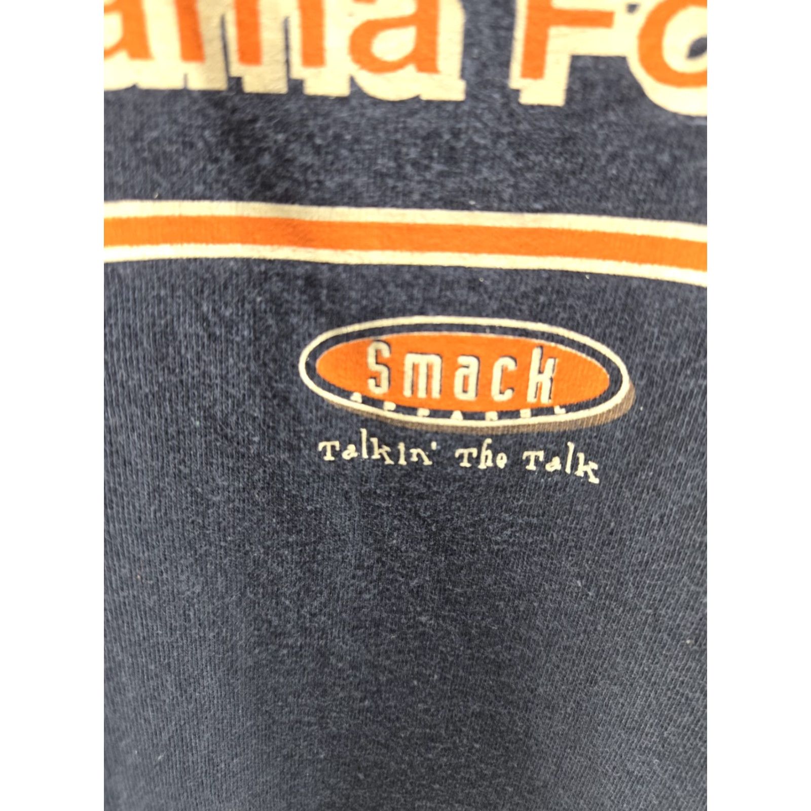 Gildan VINTAGE Auburn Tigers AU T-shirt Size L Smack Talkin Choke Drink of Alabama Football Mens Blue Size US L / EU 52-54 / 3 - 4 Thumbnail