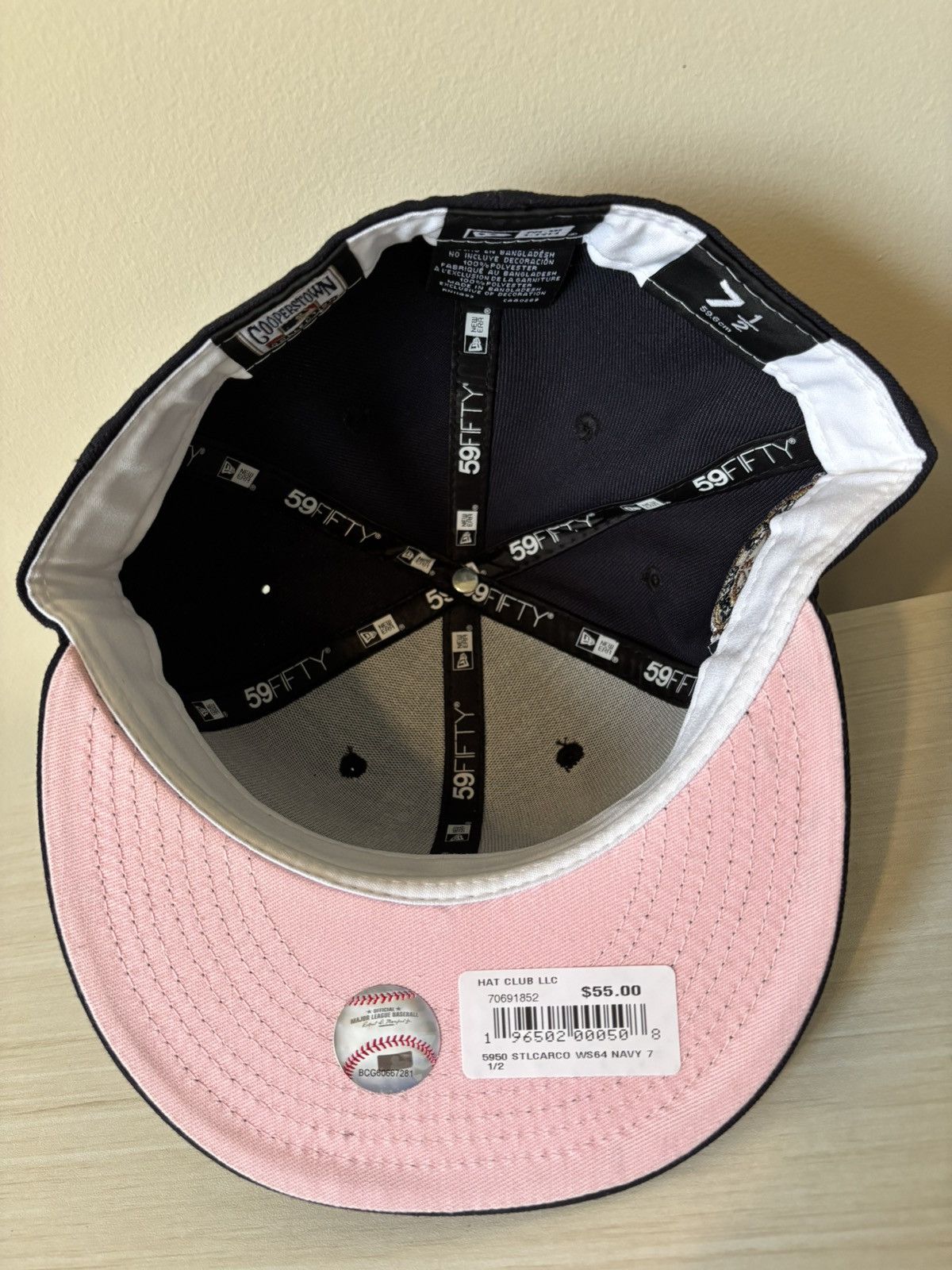 Hat Club St. Louis Cardinals Size 7 1/2 Pink UV Hatclub Size ONE SIZE - 5 Thumbnail