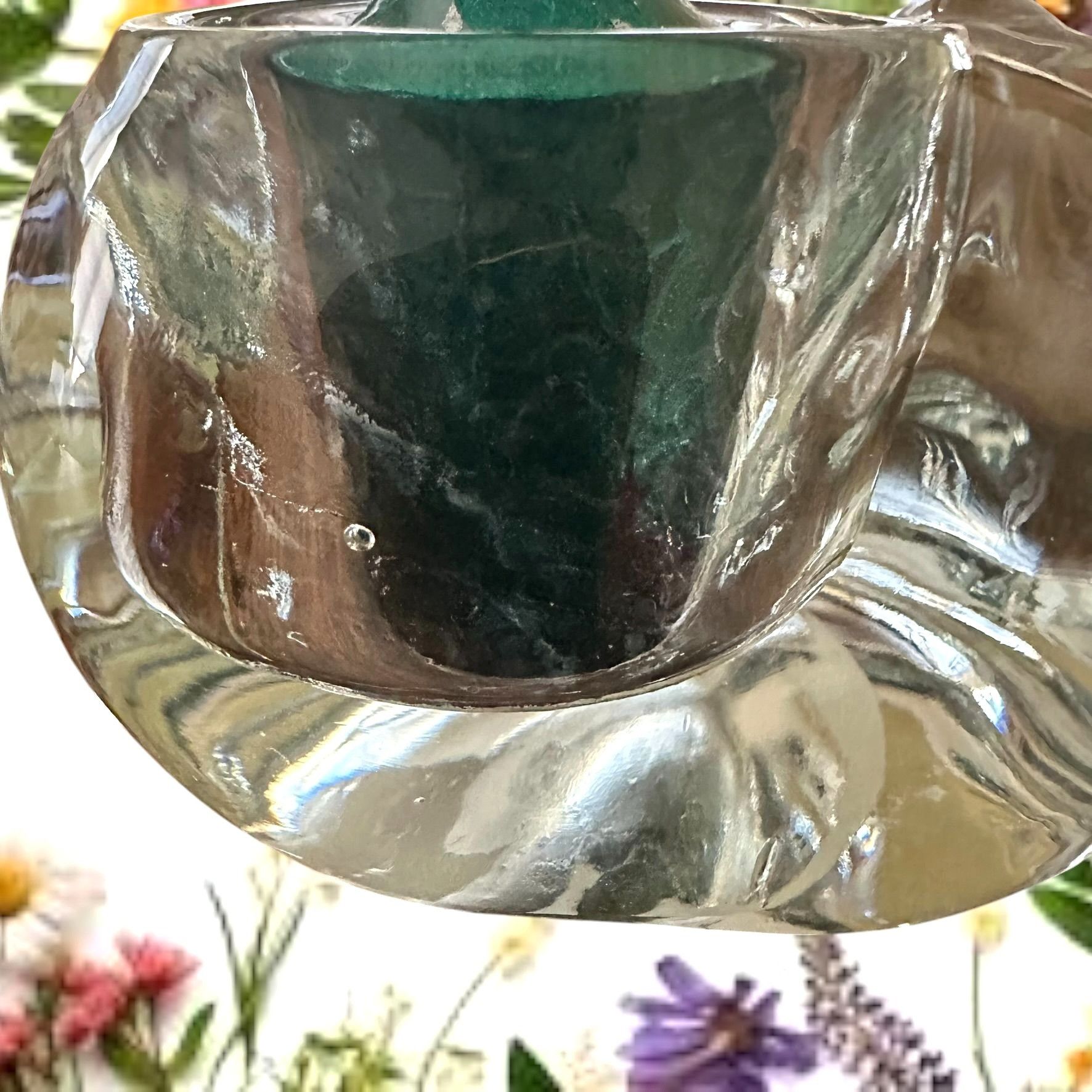 Handmade × Vintage Vintage Indiana Glass Cat Votive Holder Clear Crystal With C Size ONE SIZE - 12 Thumbnail