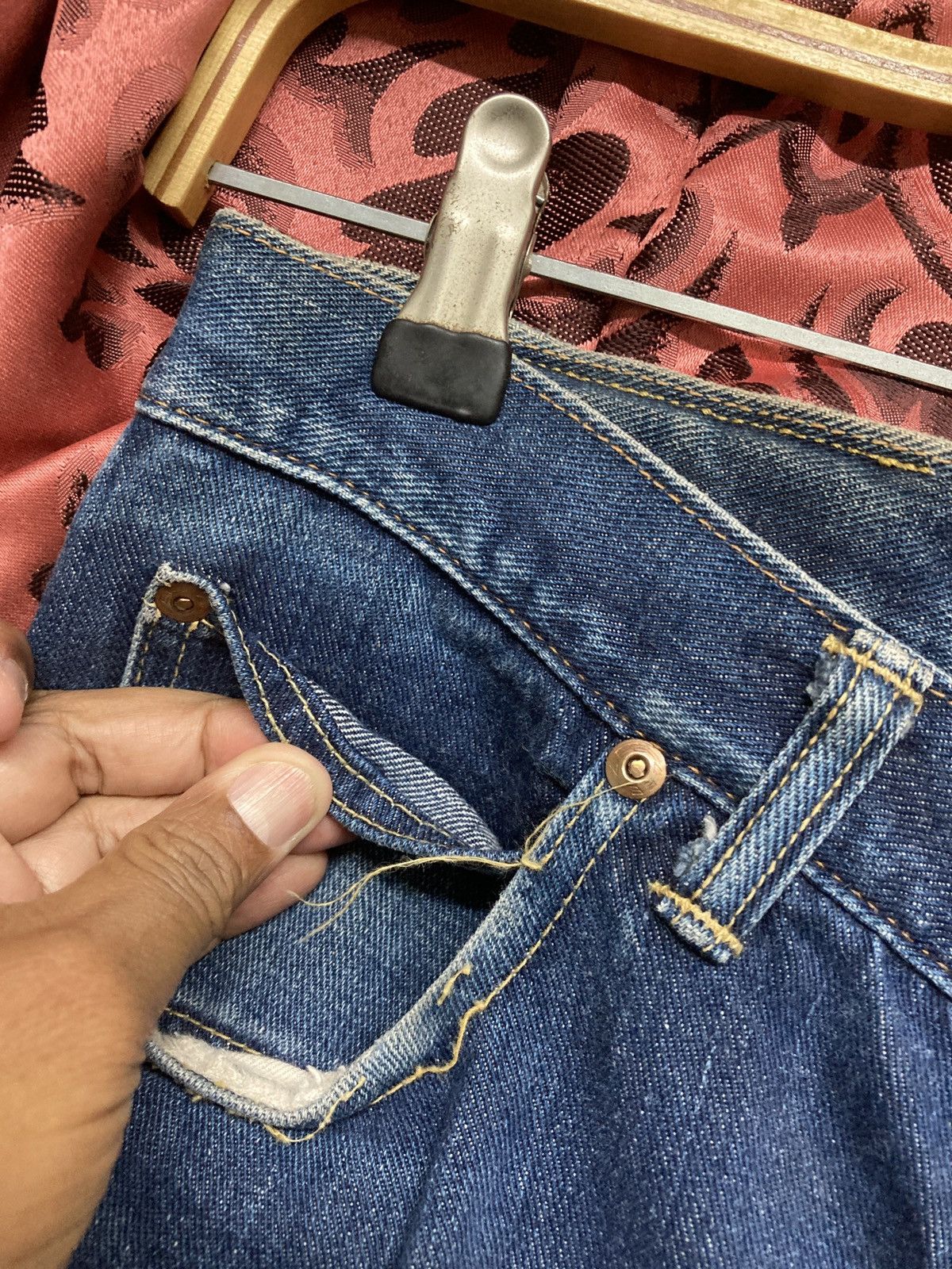 Japanese Brand Lee one side selvedge sanforized jean Size US 32 / EU 48 - 6 Thumbnail