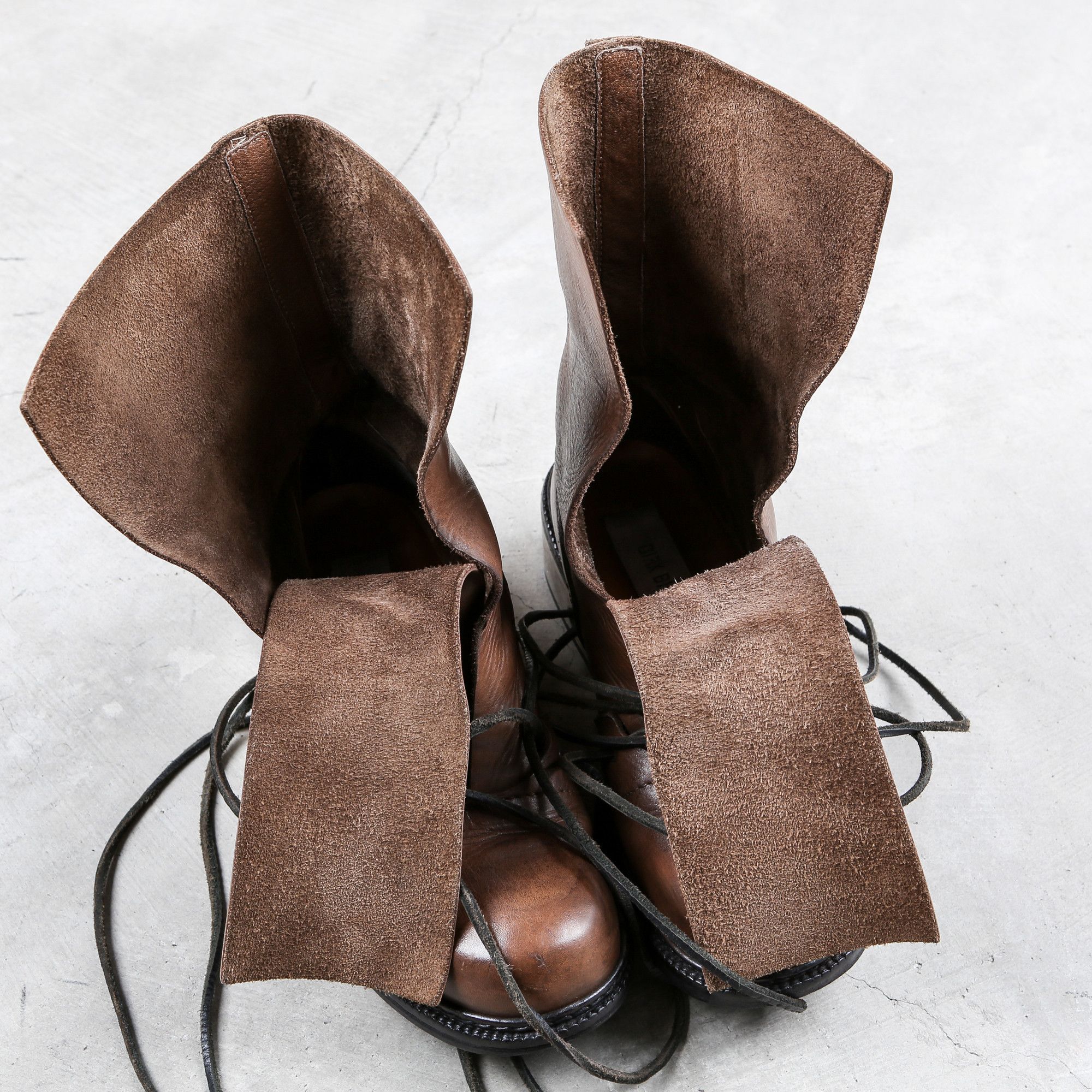 Dirk Bikkembergs Dirk Bikkembergs Brown Metal Lace Through Heel Boots Size 40 Size US 8 / EU 41 - 20 Thumbnail