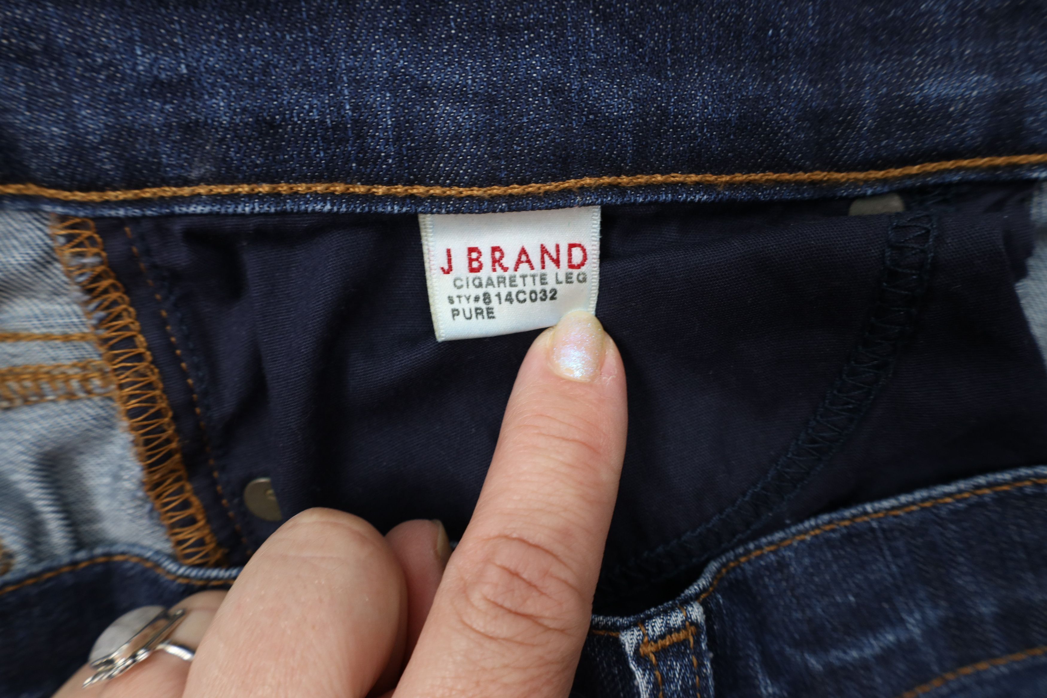 J Brand J Brand Stretch Cigarette Leg Denim Jeans Pants Blue Size 30" / US 8 / IT 44 - 10 Thumbnail