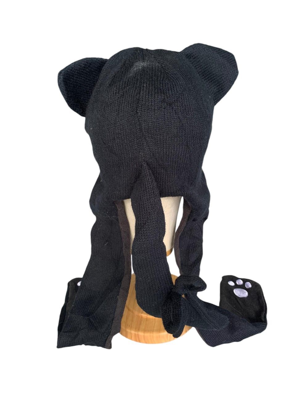Japanese Brand Rare Bunny Horn Cat Ears Face Beanie Hats Size ONE SIZE - 8 Thumbnail