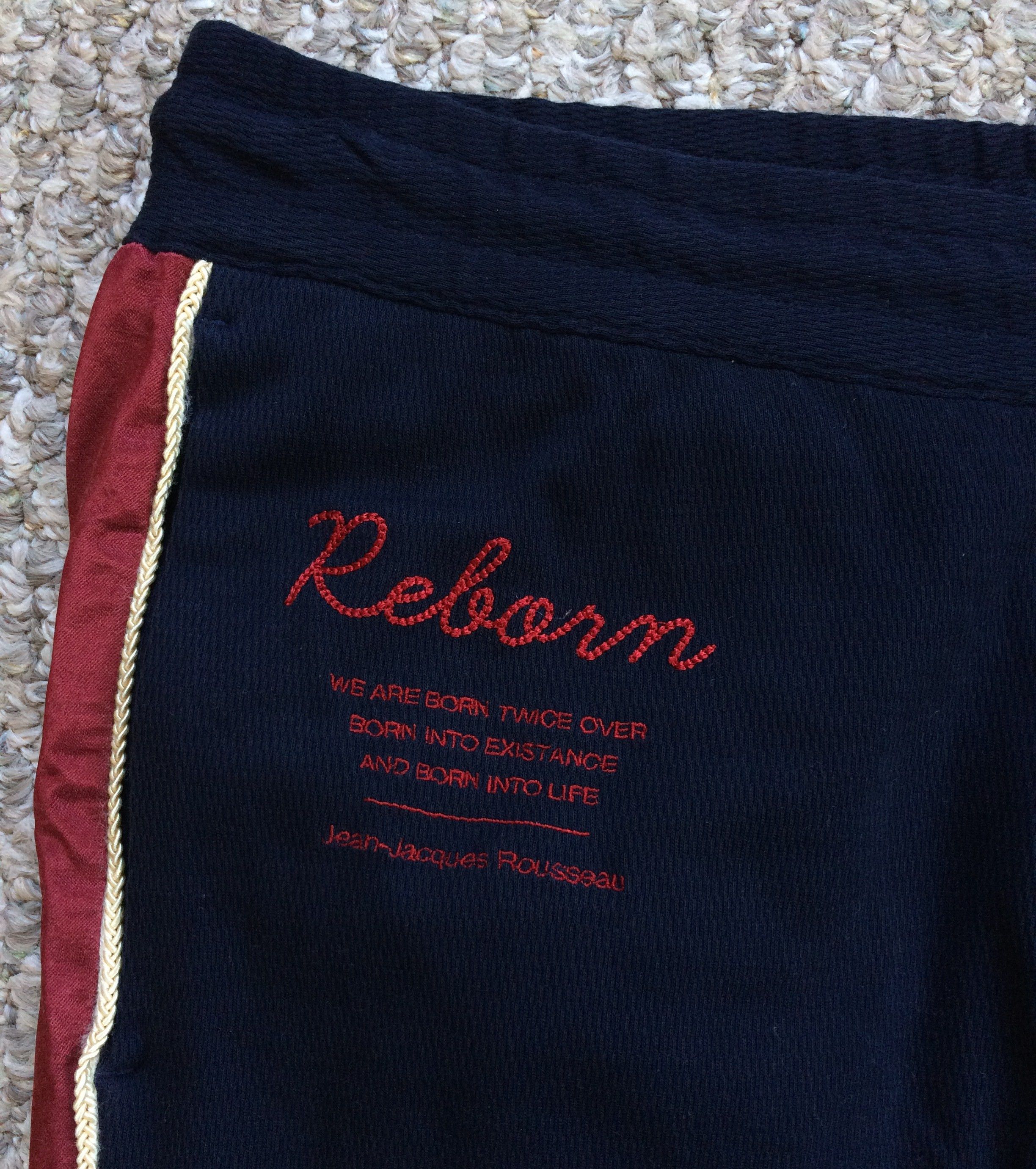 Maison MIHARA YASUHIRO Mihara Yasuhiro Fit "Reborn" Embroidered Track Pants Size US 30 / EU 46 - 3 Thumbnail
