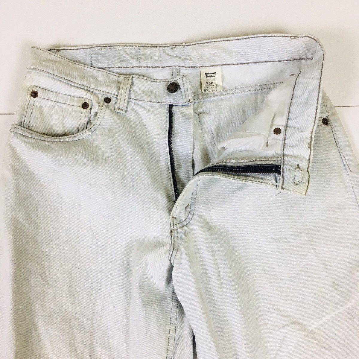 Levi's Vintage 90s Levis 550 Relaxed Fit Tapered Leg Size US 32 / EU 48 - 9 Thumbnail