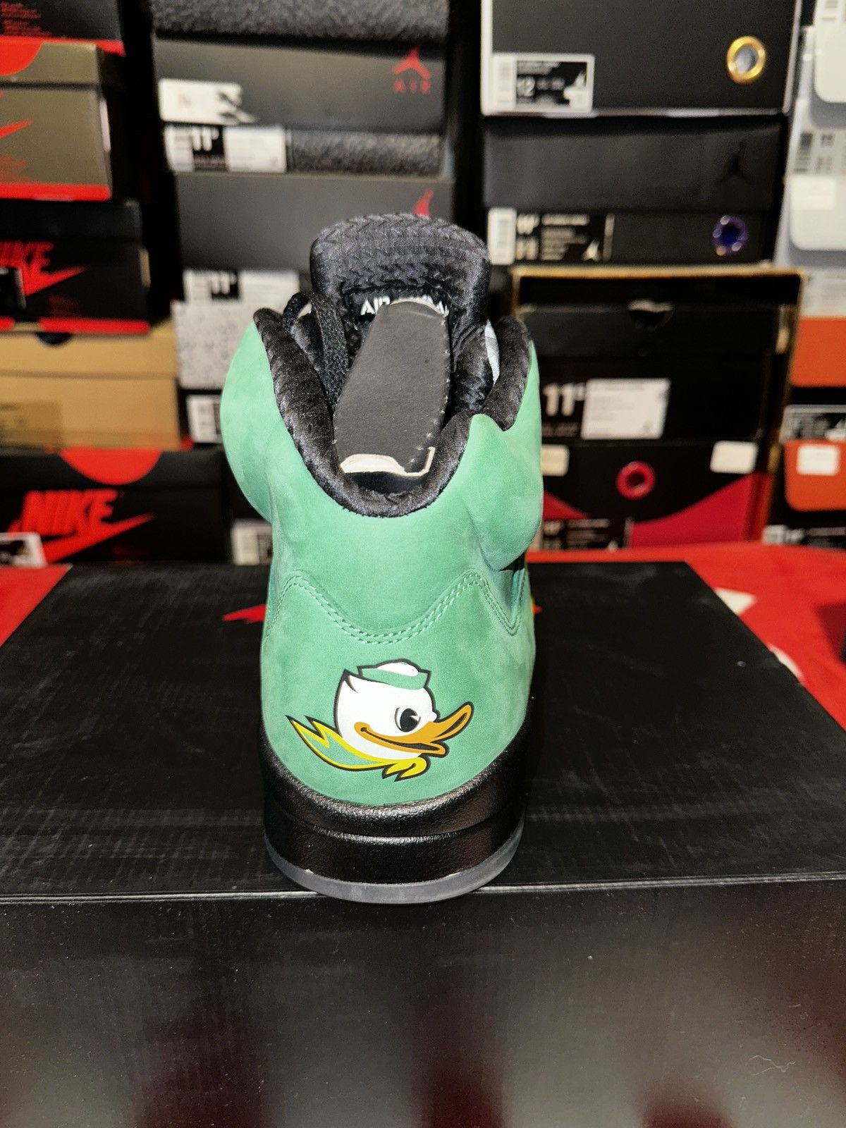 Nike Air Jordan 5 “Oregon Duck PE” Sample 2013 Size US 11.5 / EU 44-45 - 16 Thumbnail