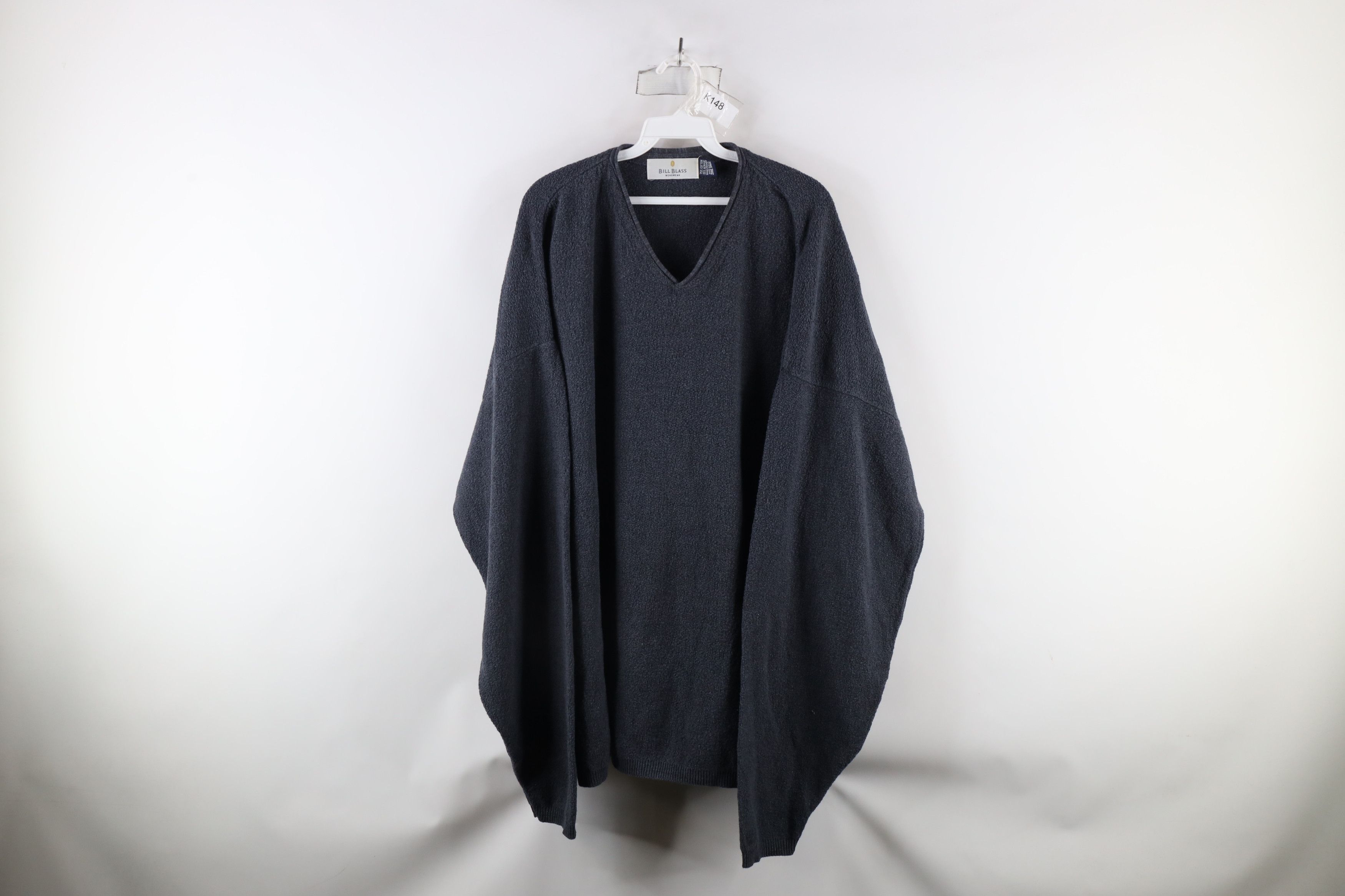 Vintage Vintage 90s Streetwear Textured Marled Knit Sweater USA Size US XXL / EU 58 / 5 - 1 Thumbnail