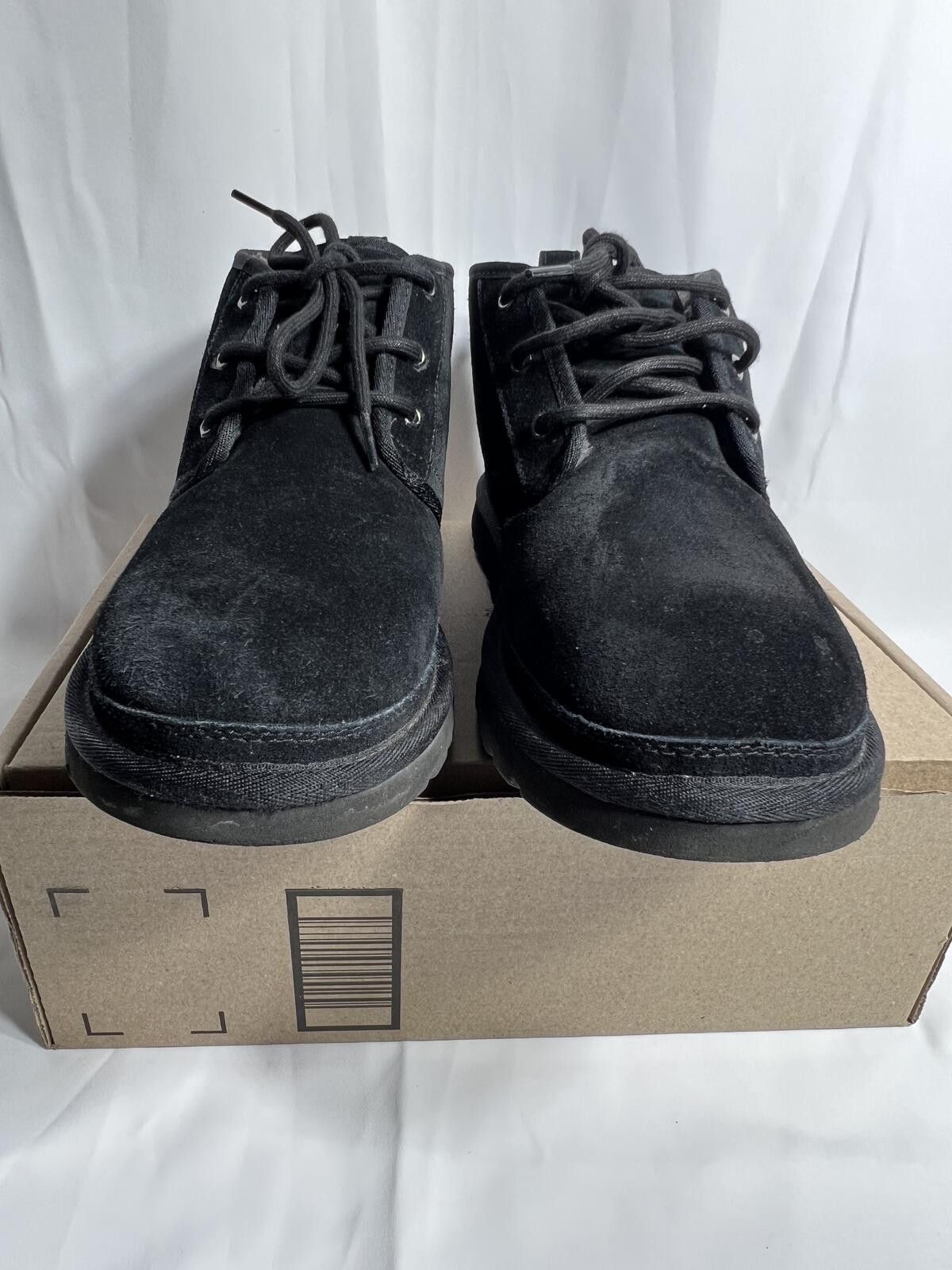 Ugg UGG Black Suede Lace-Up Ankle Boots Size US 11 / IT 41 - 3 Thumbnail